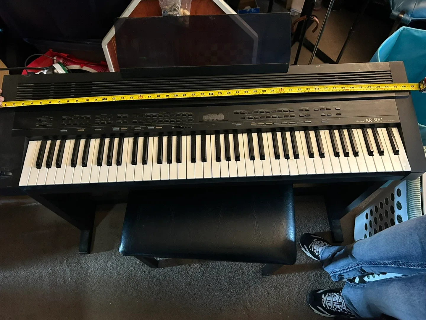 Roland KR-500 Digital Keyboard with Bench image indicator(3)