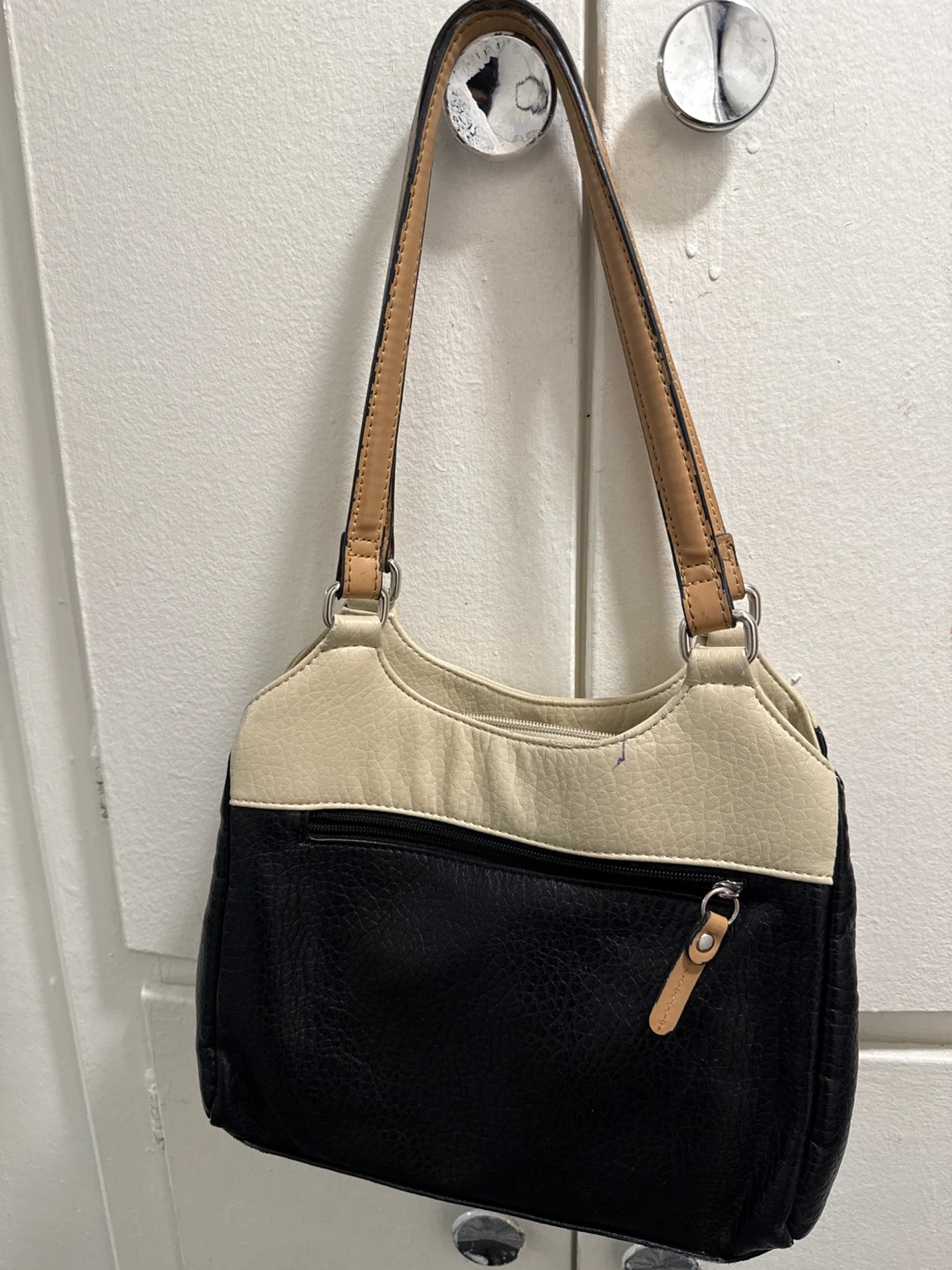 Giani Bernini Black & Beige Shoulder Bag - photo 2