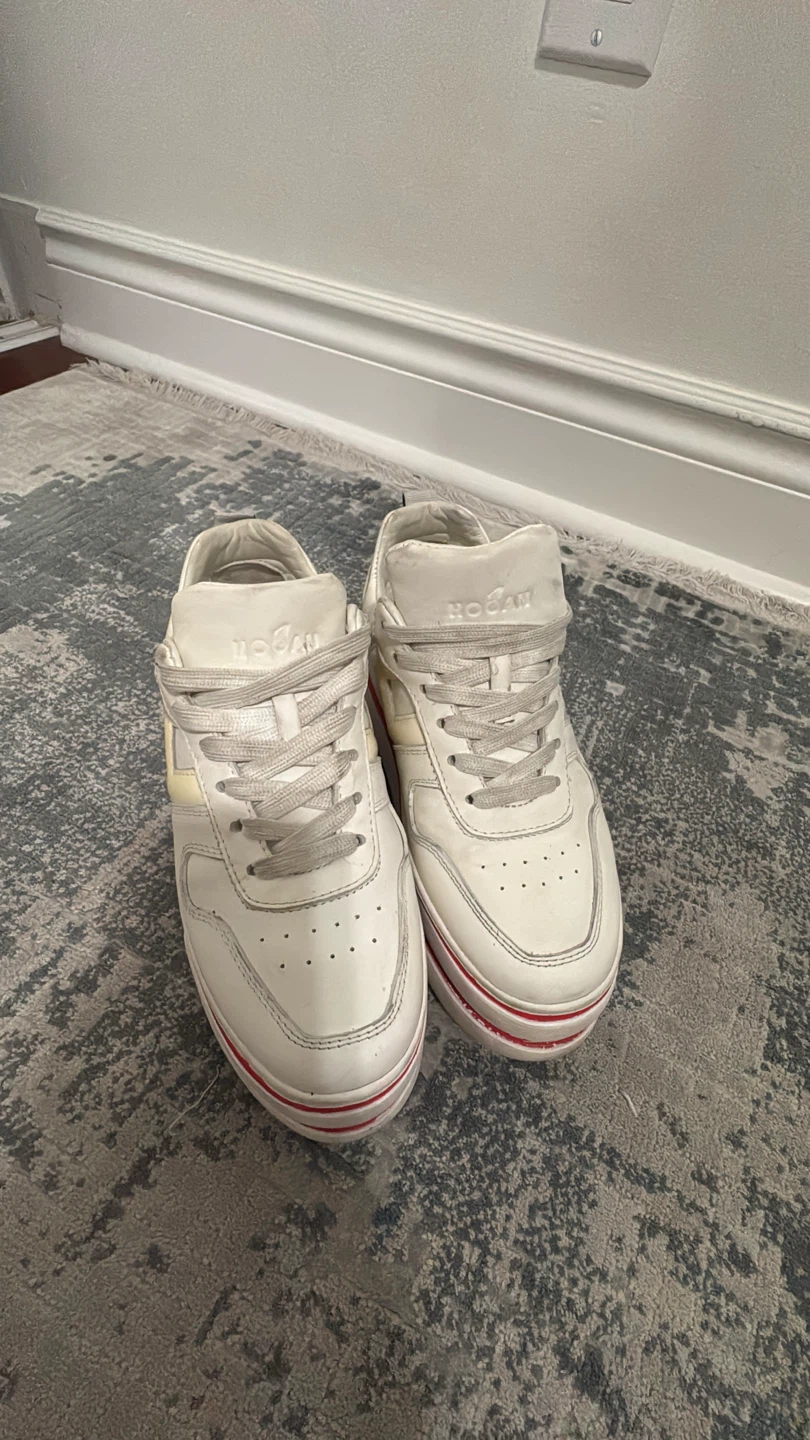 Hogan White & Red Sneakers - photo 2