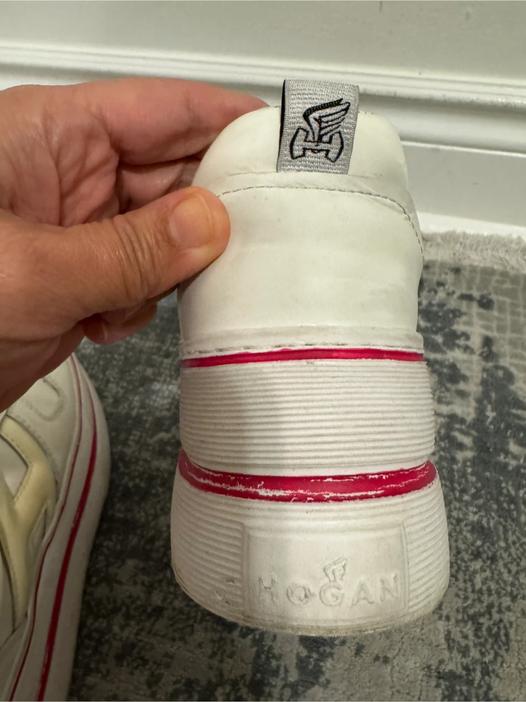 Hogan White & Red Sneakers - photo 5
