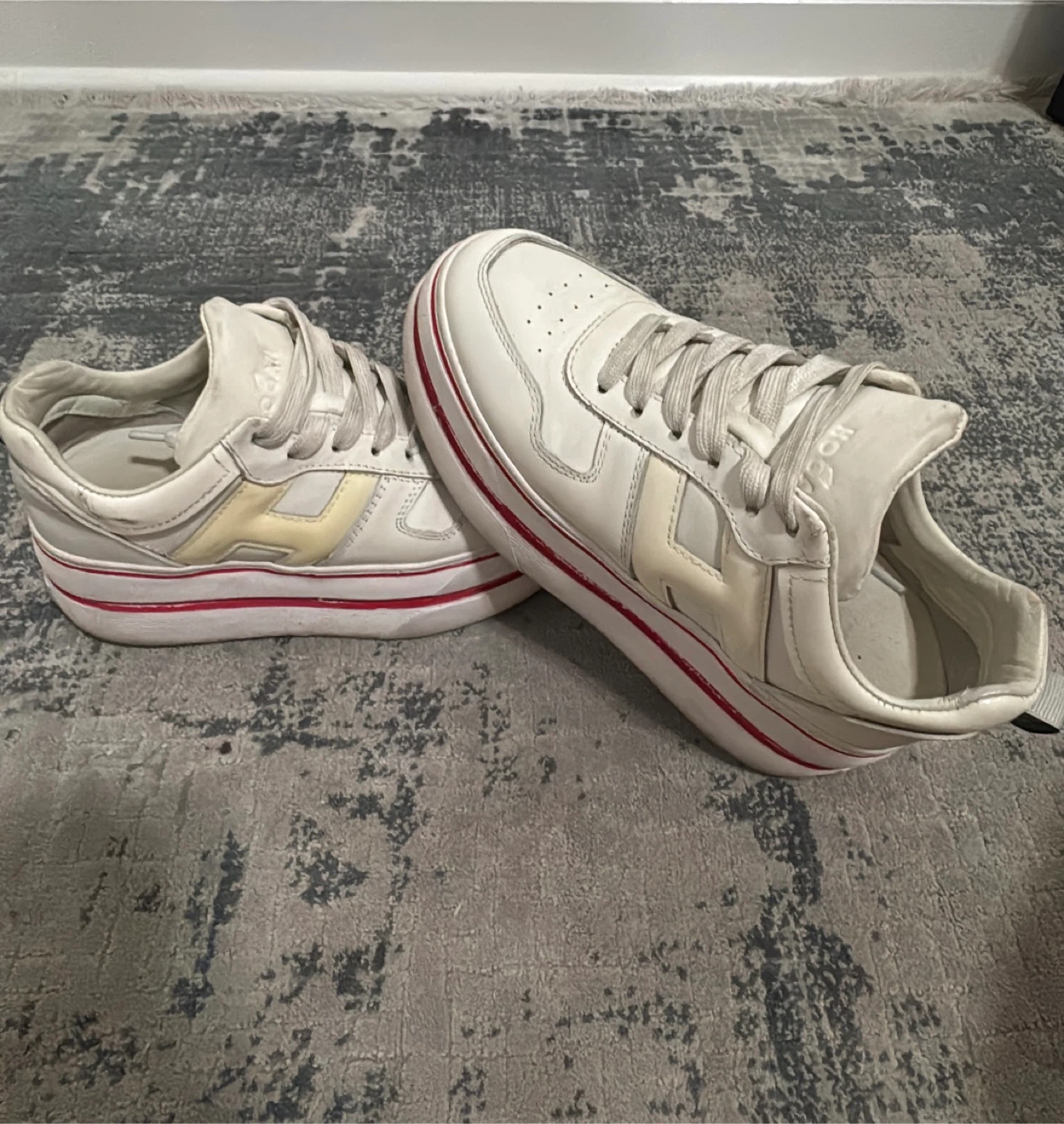 Hogan White & Red Sneakers - photo 3