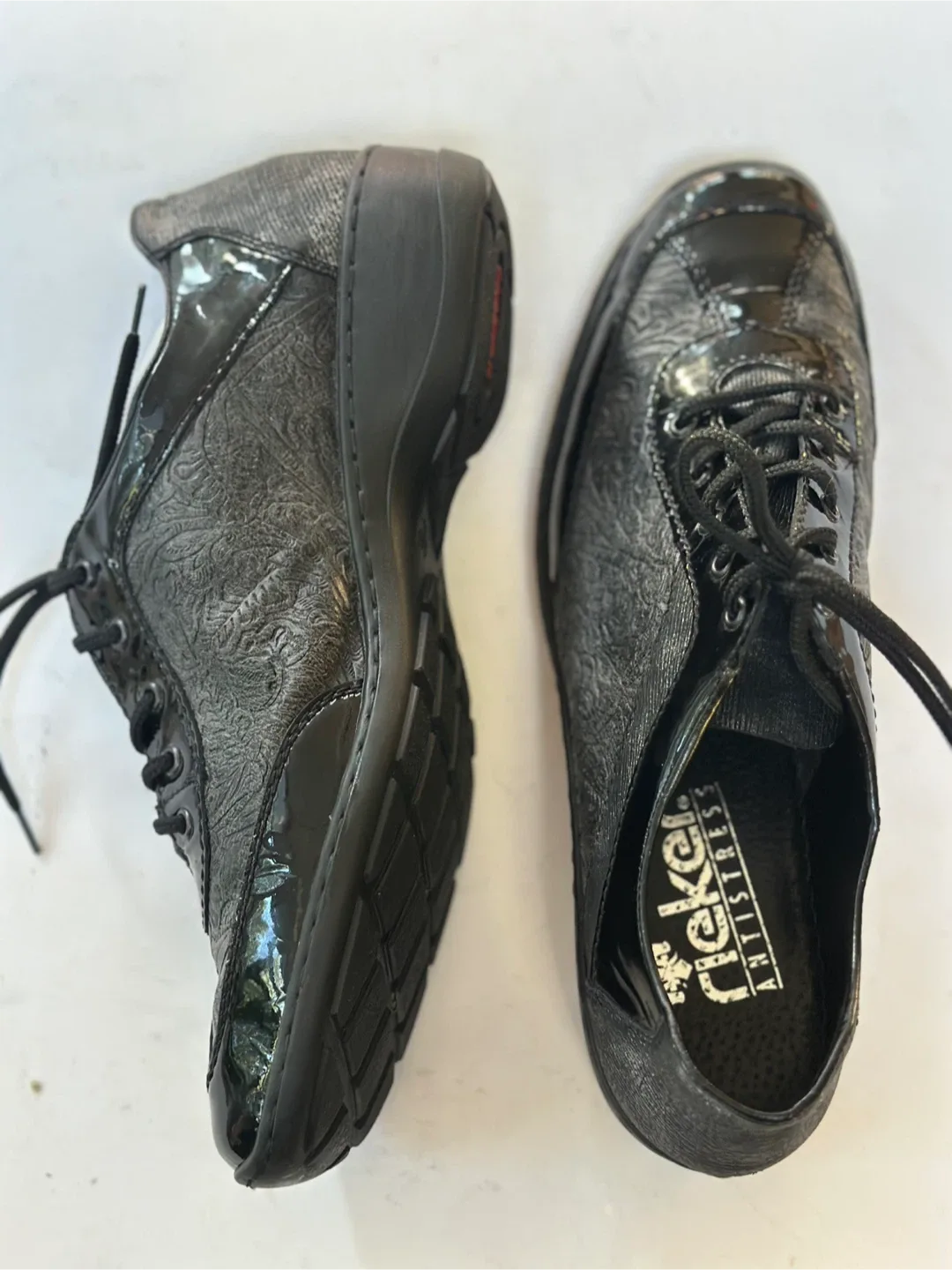 Like NEW ! RIEKER Leather Sneakers Size EUR 40 / US 9-9.5 image indicator(7)