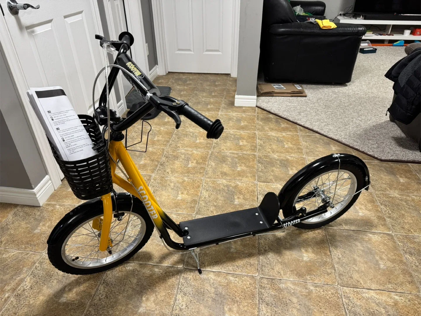 ScooterX Yellow & Black Scooter image indicator(4)