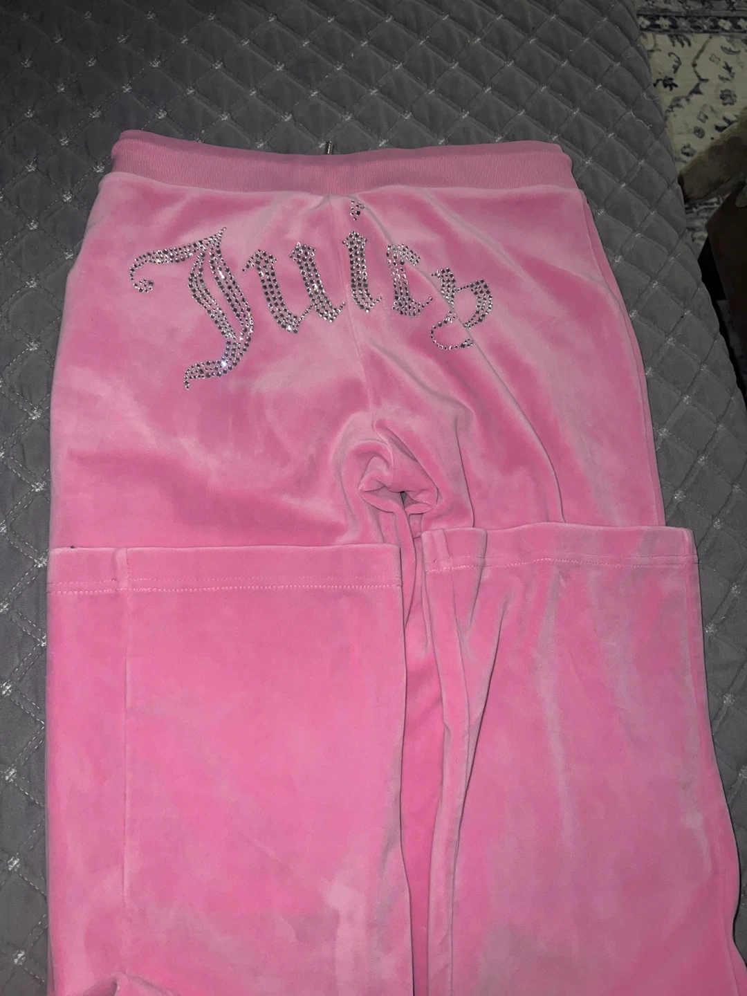 Juicy Couture Pink Velour Pants