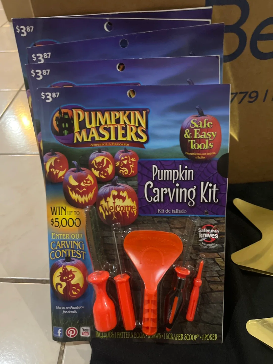 Halloween Pumpkin Carving Kit and Christmas decoration image indicator(3)