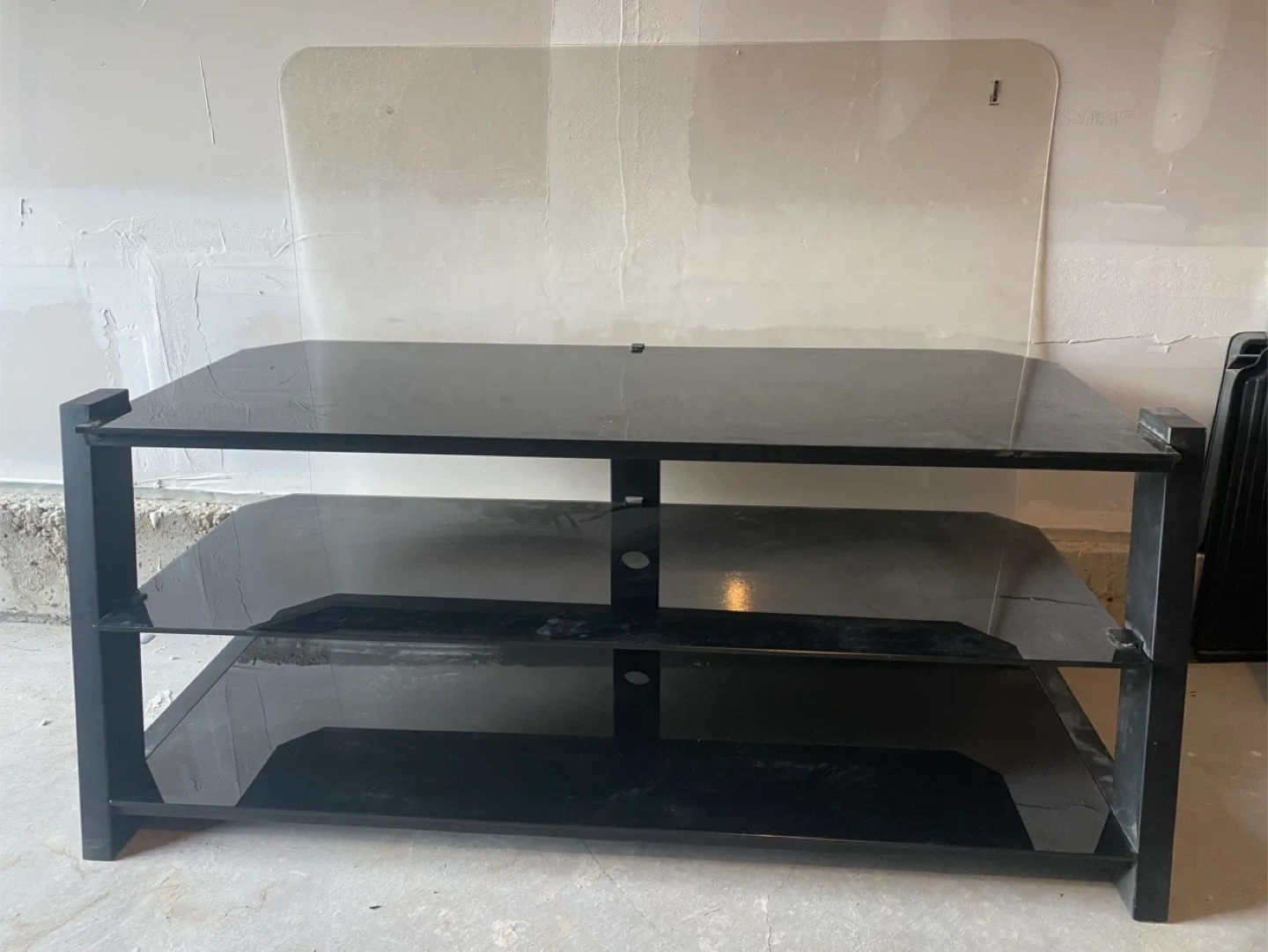 Black Glass TV Stand image indicator(2)