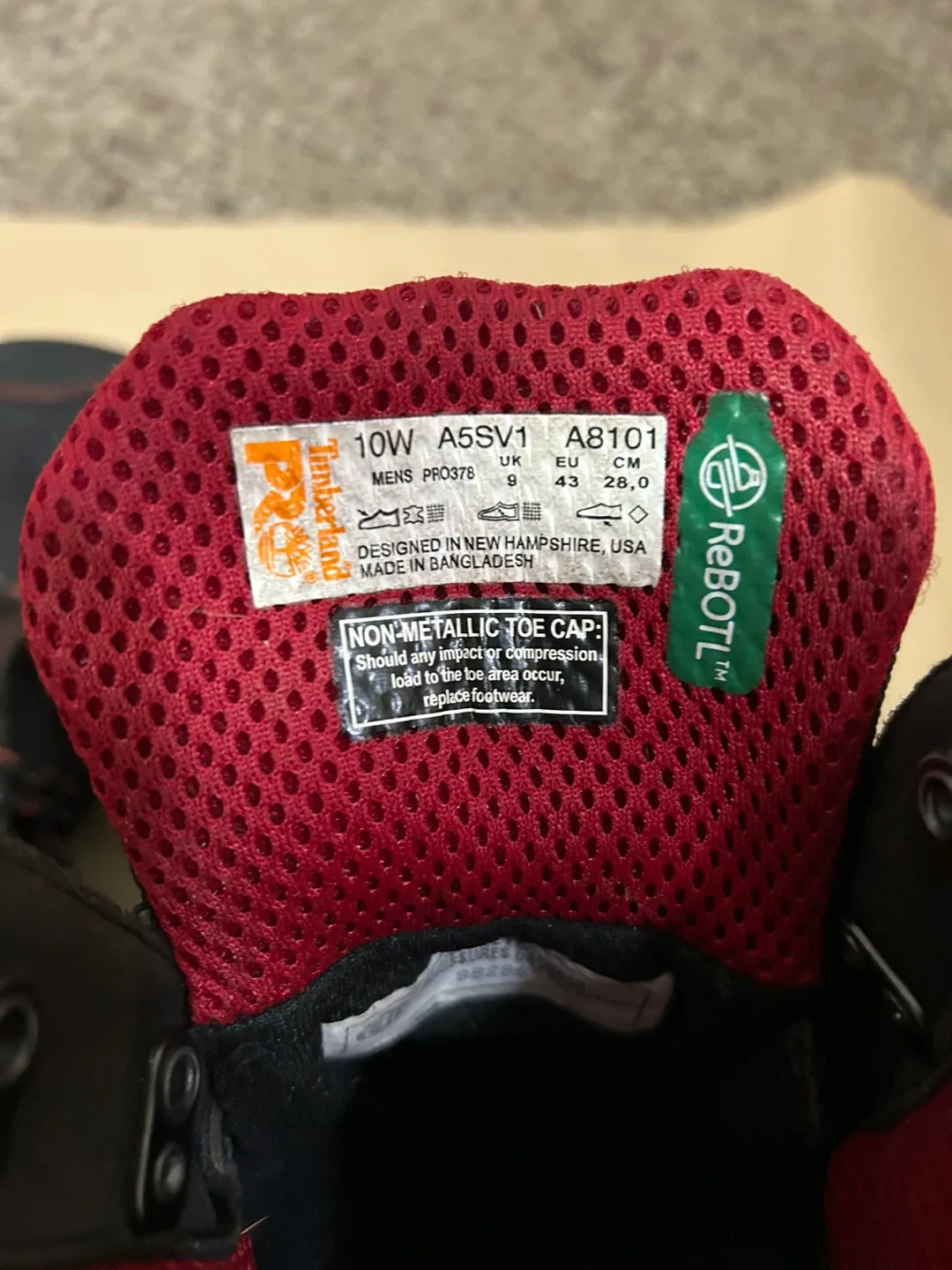 Timberland PRO A5SV1 Work Boots - Men's US 10W image indicator(4)