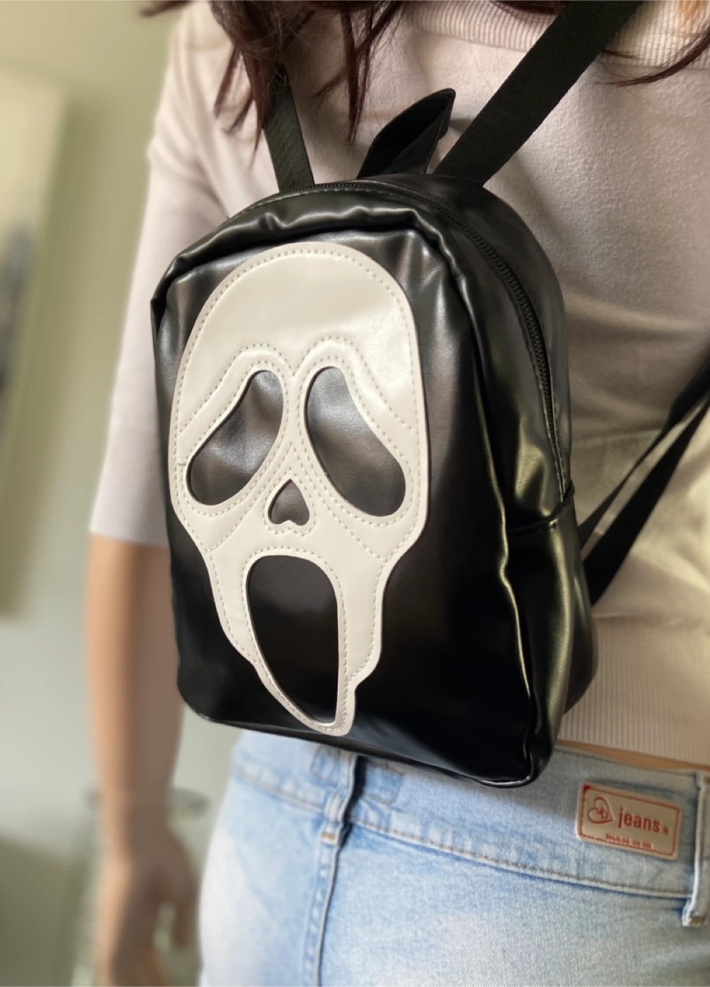 NEW: Halloween Scream Ghost Face Mini Backpack - photo 3