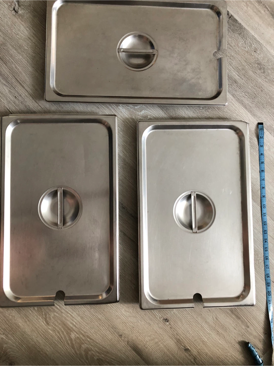 MUST GO/Steam Table Pan Lids (Make an offer)