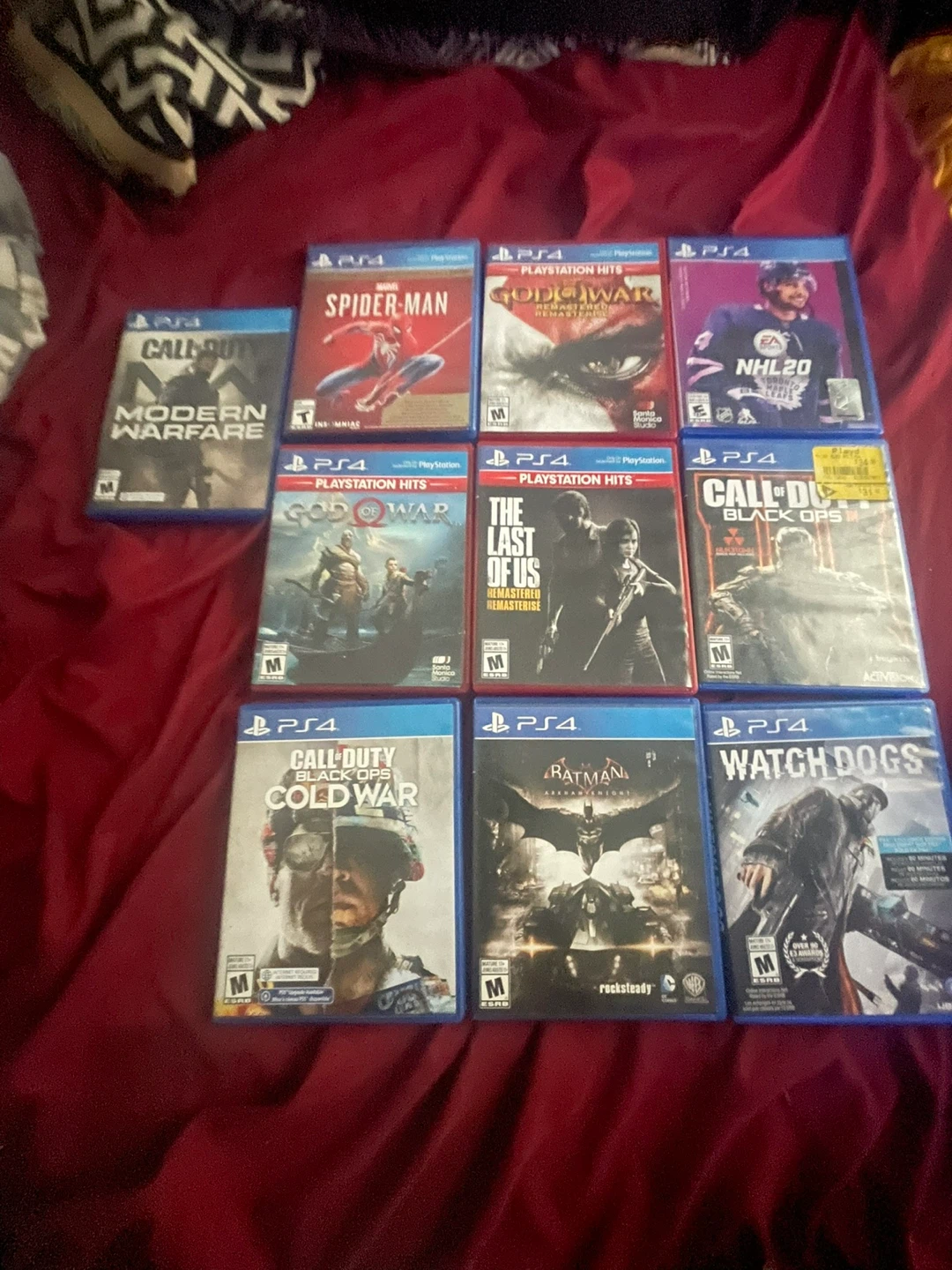 PS4 Games Bundle - Call of Duty, Spider-Man, God of War + More - photo 2