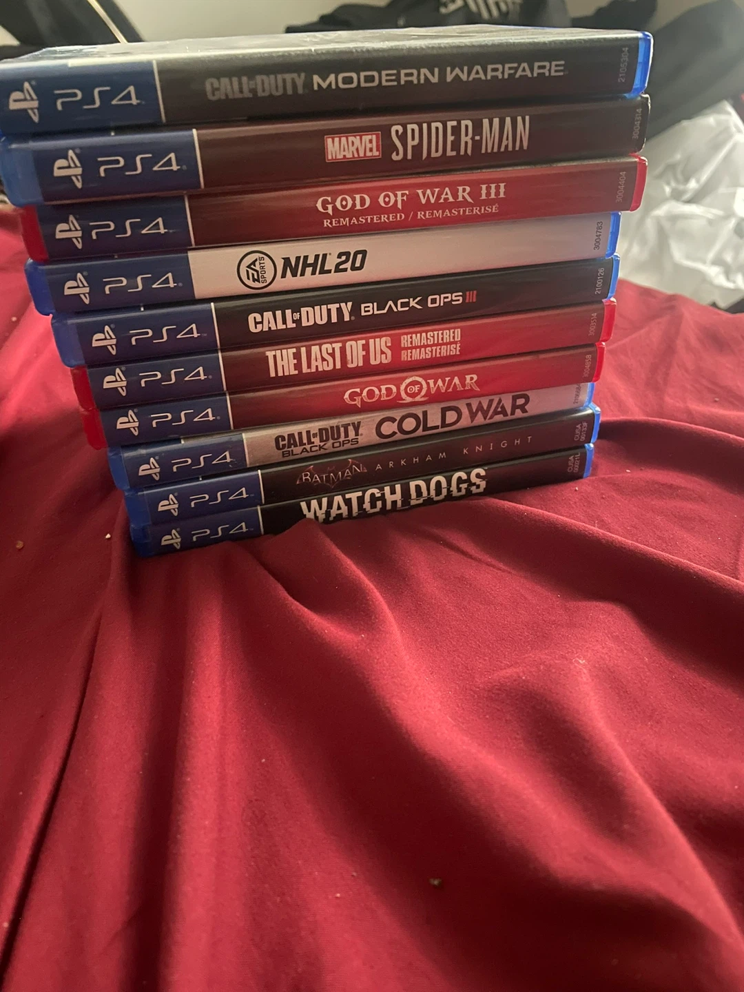 PS4 Games Bundle - Call of Duty, Spider-Man, God of War + More