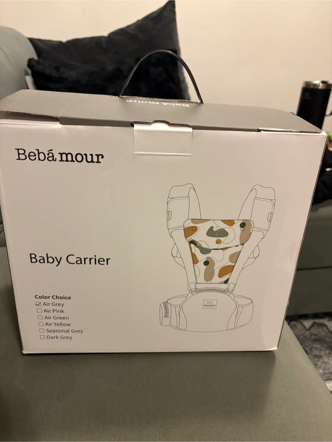 Bébámour Baby Carrier - Grey - photo 2