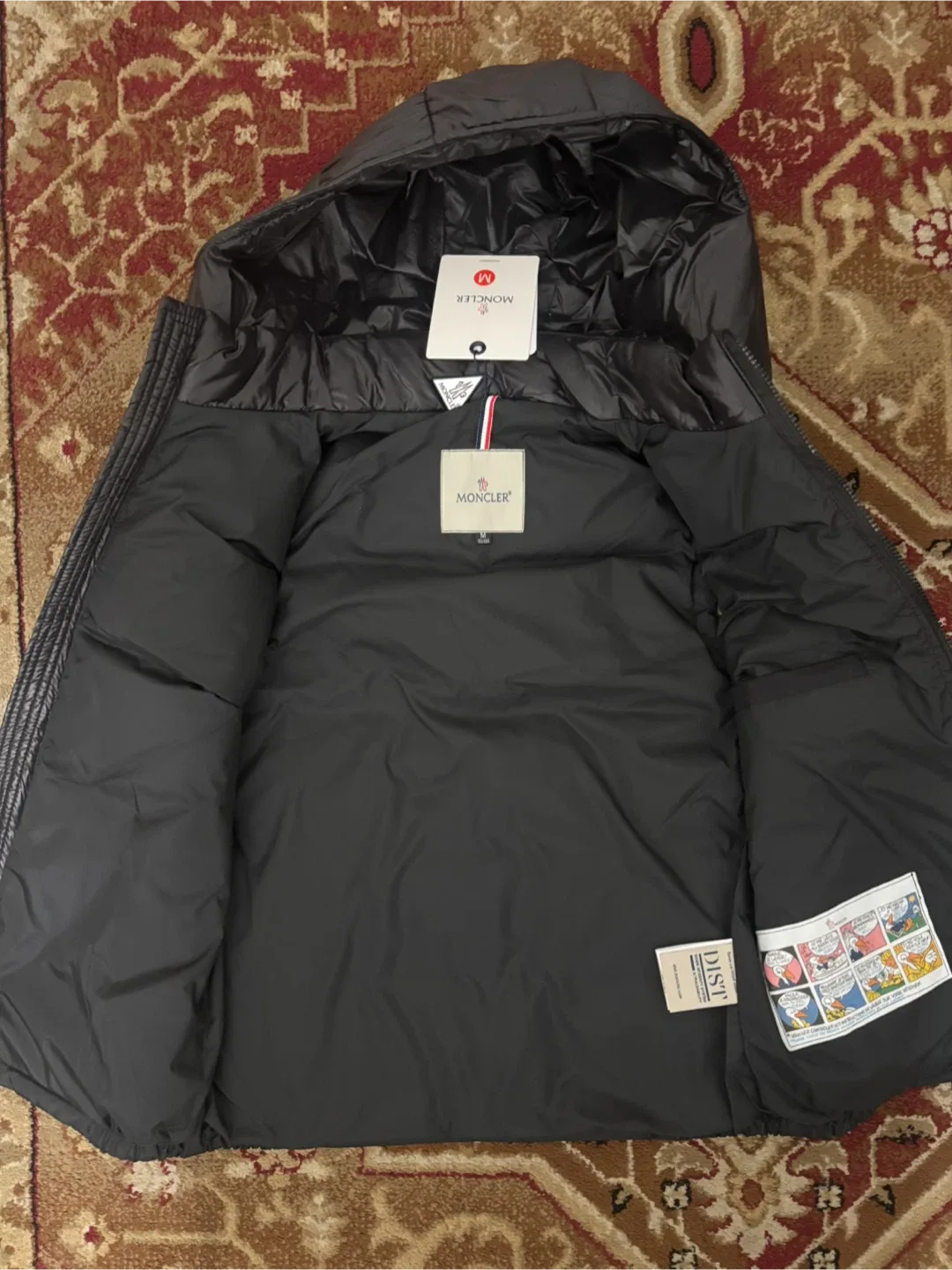 Moncler Black Padded Vest - Size M image indicator(6)