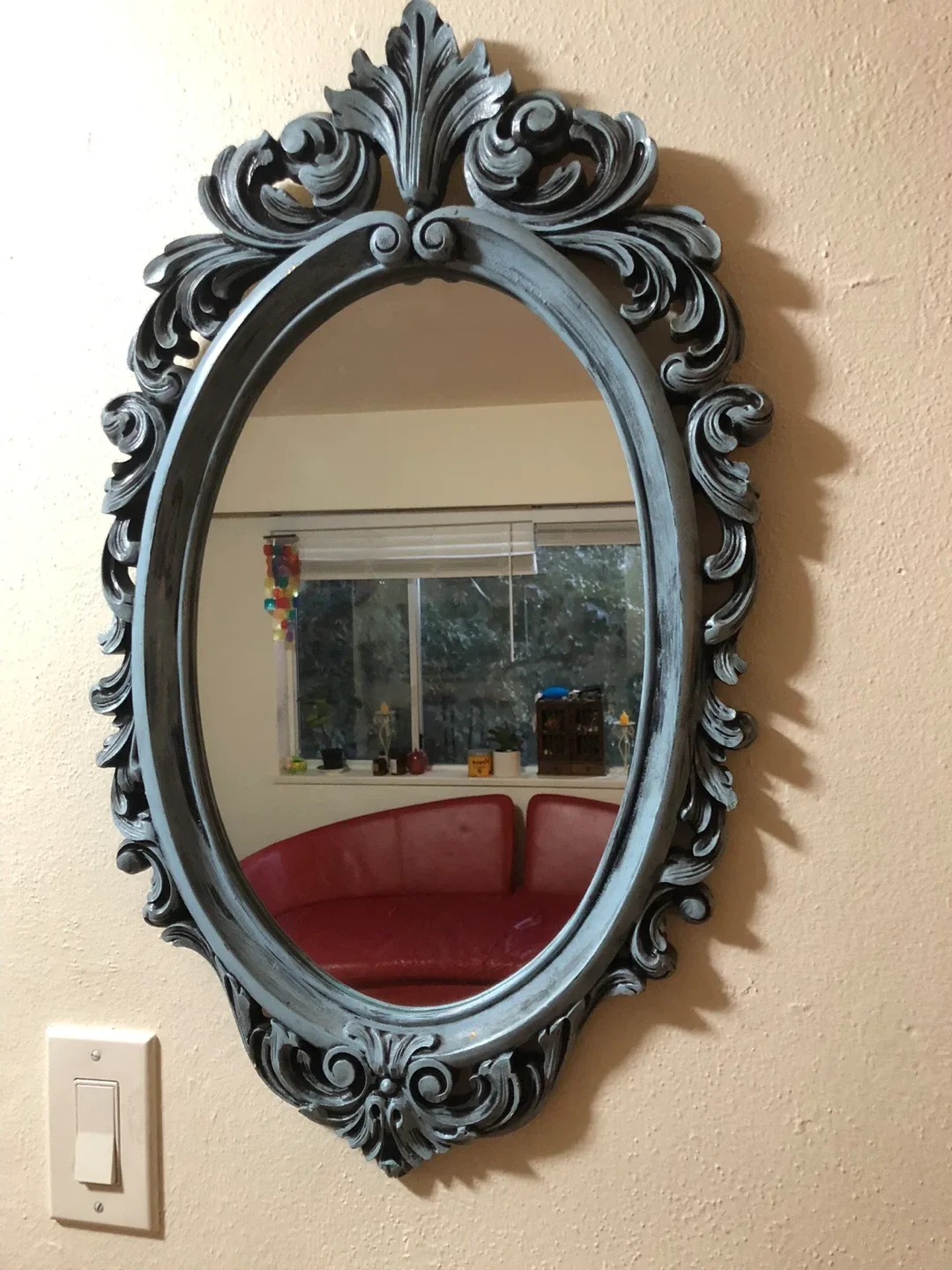 Ornate Oval Wall Mirror image indicator(2)