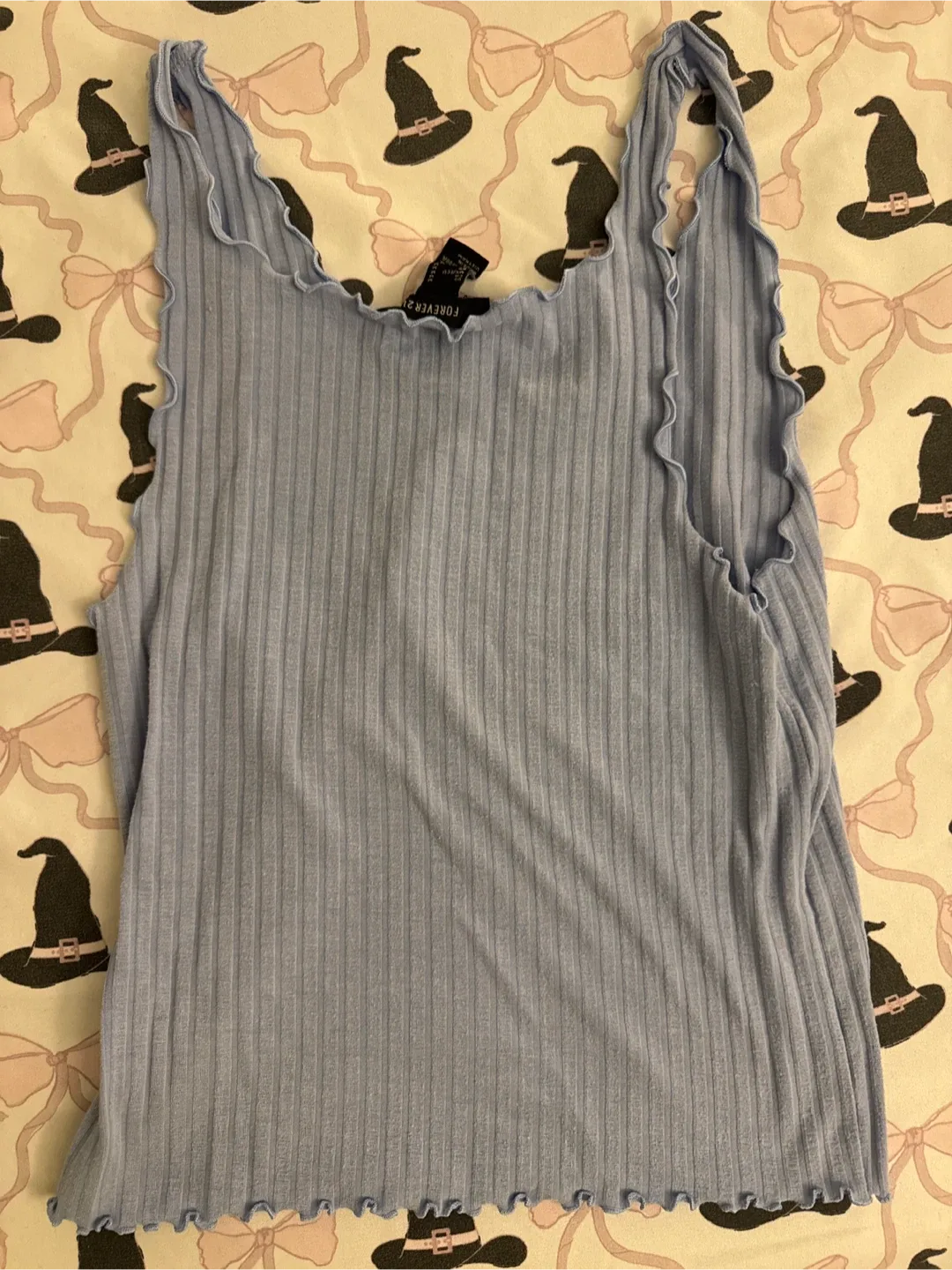 Forever 21 Blue Tank Top - Size M image indicator(3)