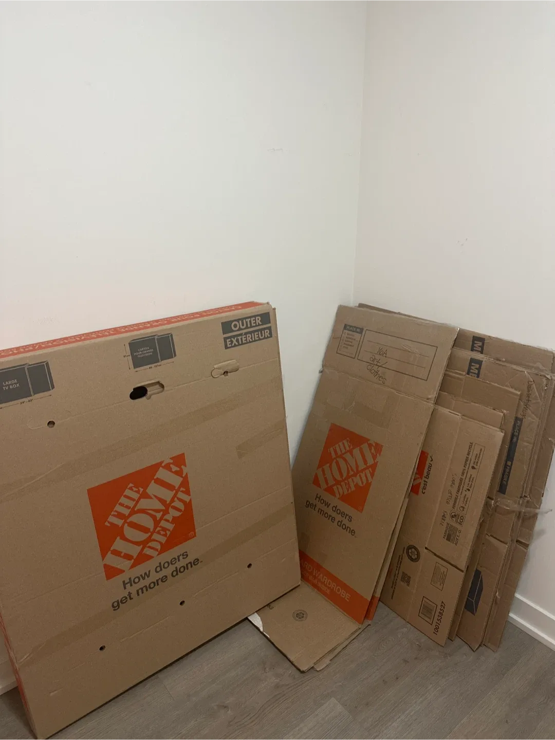 Home Depot Cardboard Boxes