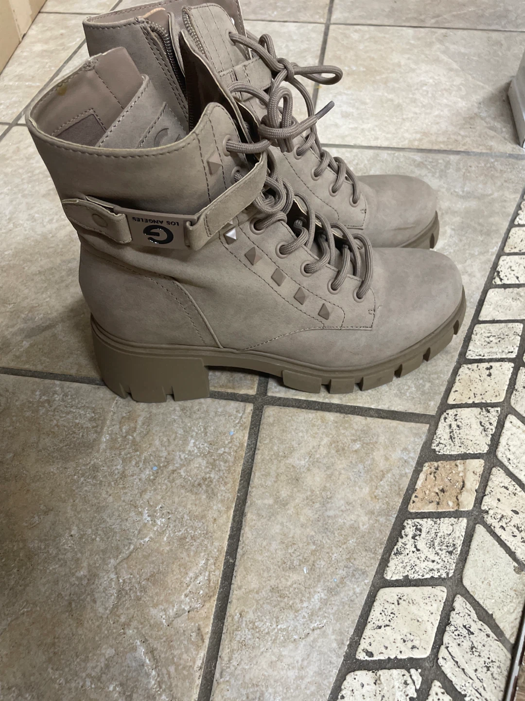 G by Guess Combat Boots - Size 8