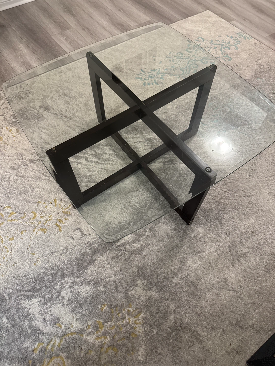 Glass Top Coffee Table