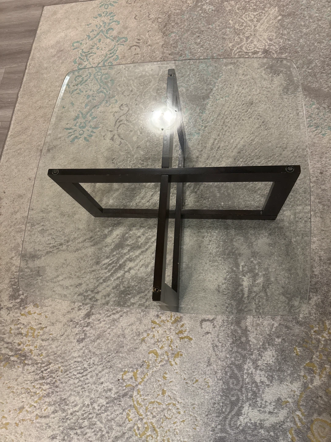 Glass Top Coffee Table - photo 2