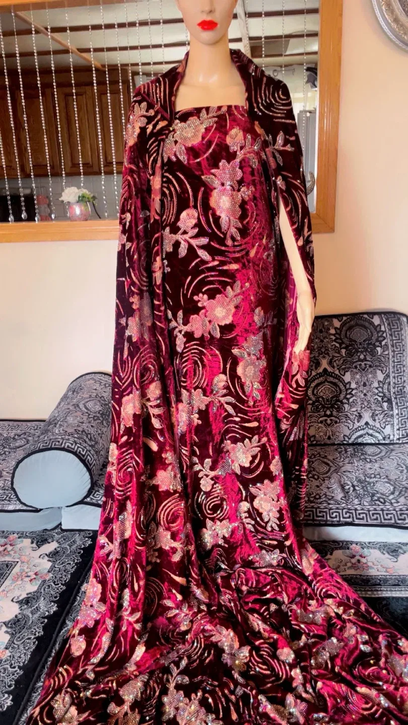 Dress Fabric with Embellishments image indicator(8)