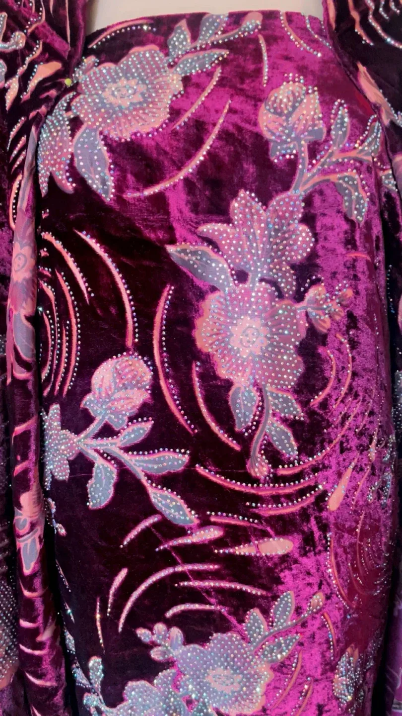 Dress Fabric with Embellishments image indicator(10)