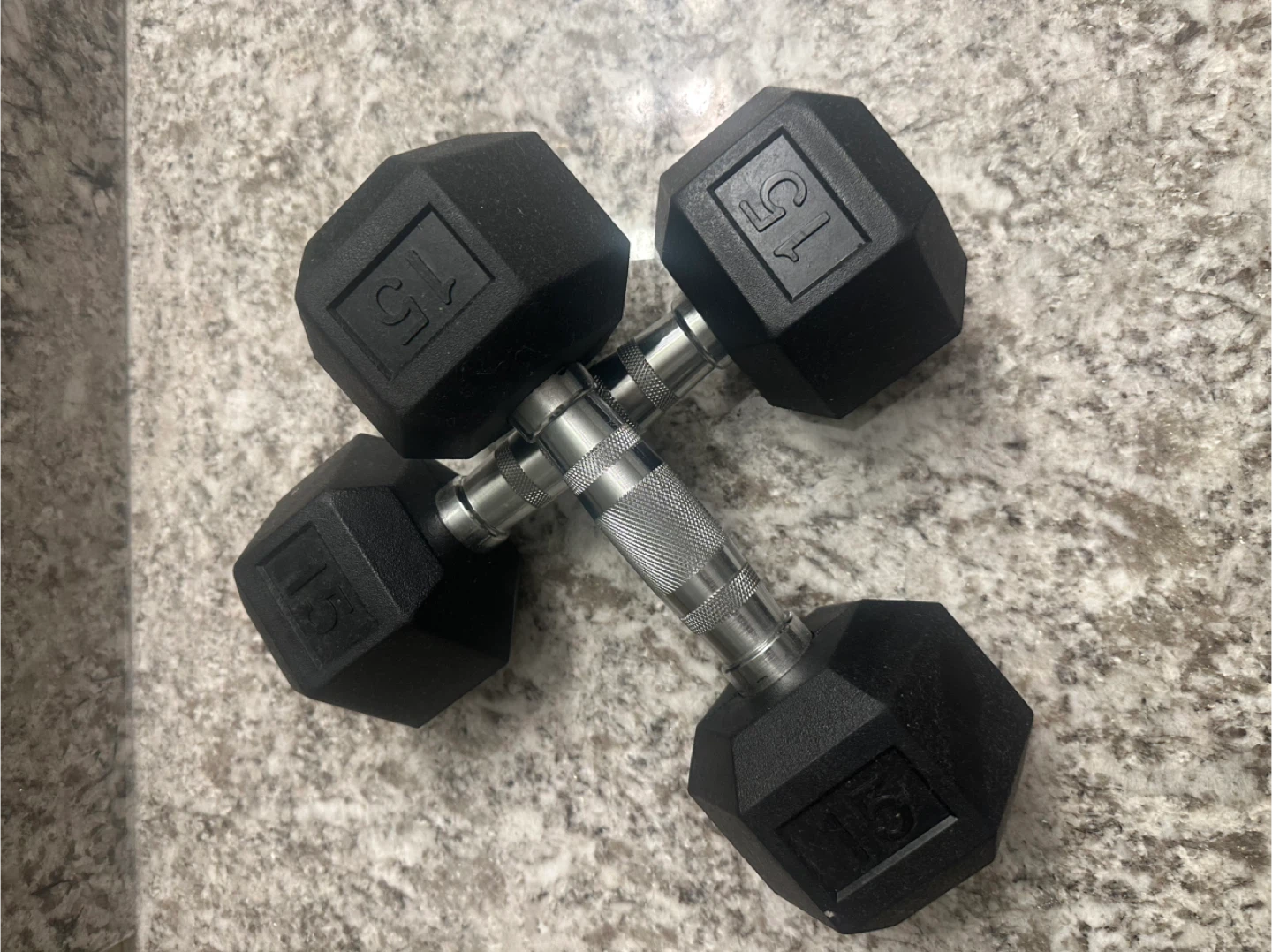 Pair of 15lb Dumbbells