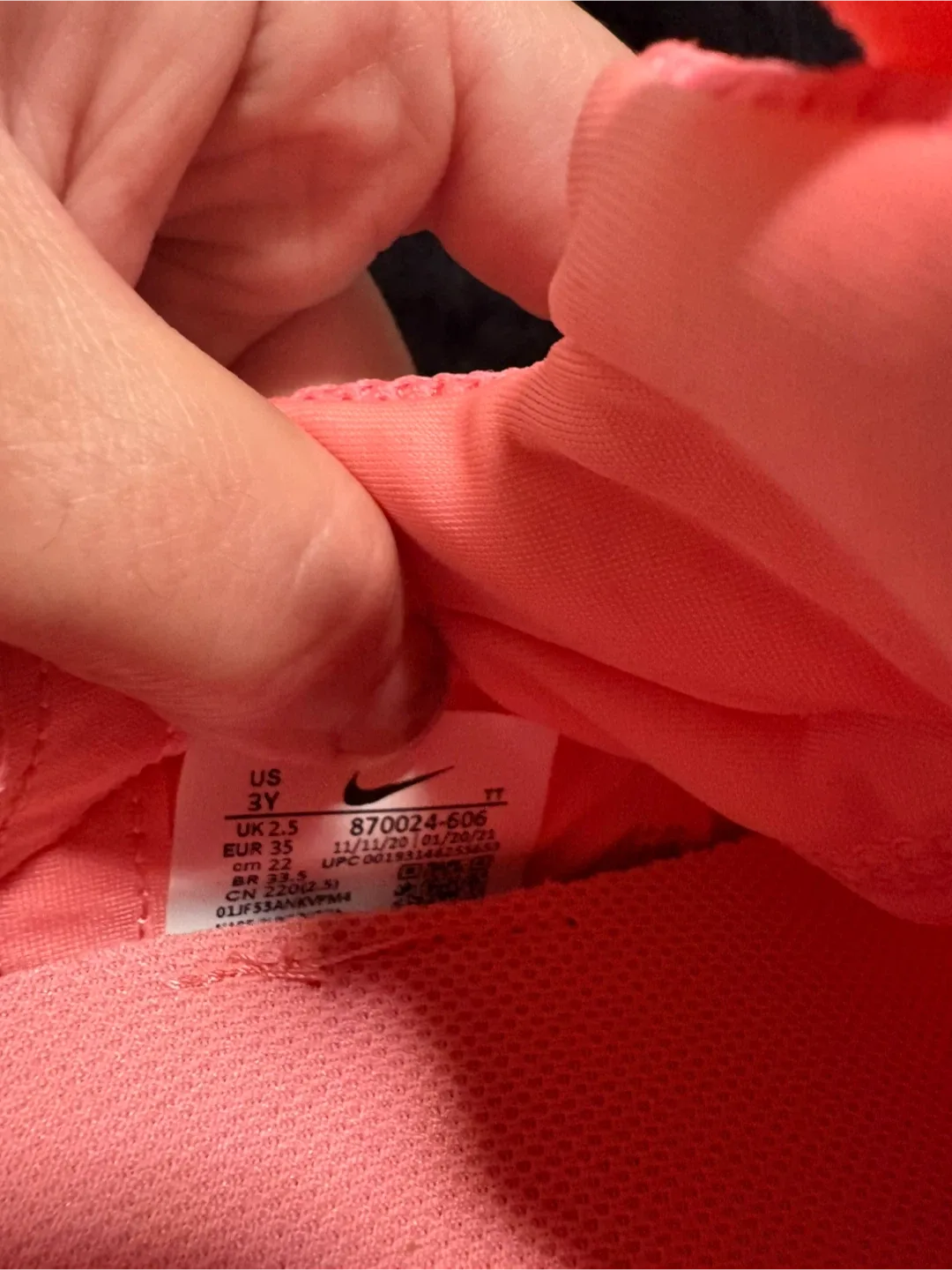 Nike Presto Fly Toddler Shoes - Size 3Y - Coral image indicator(4)