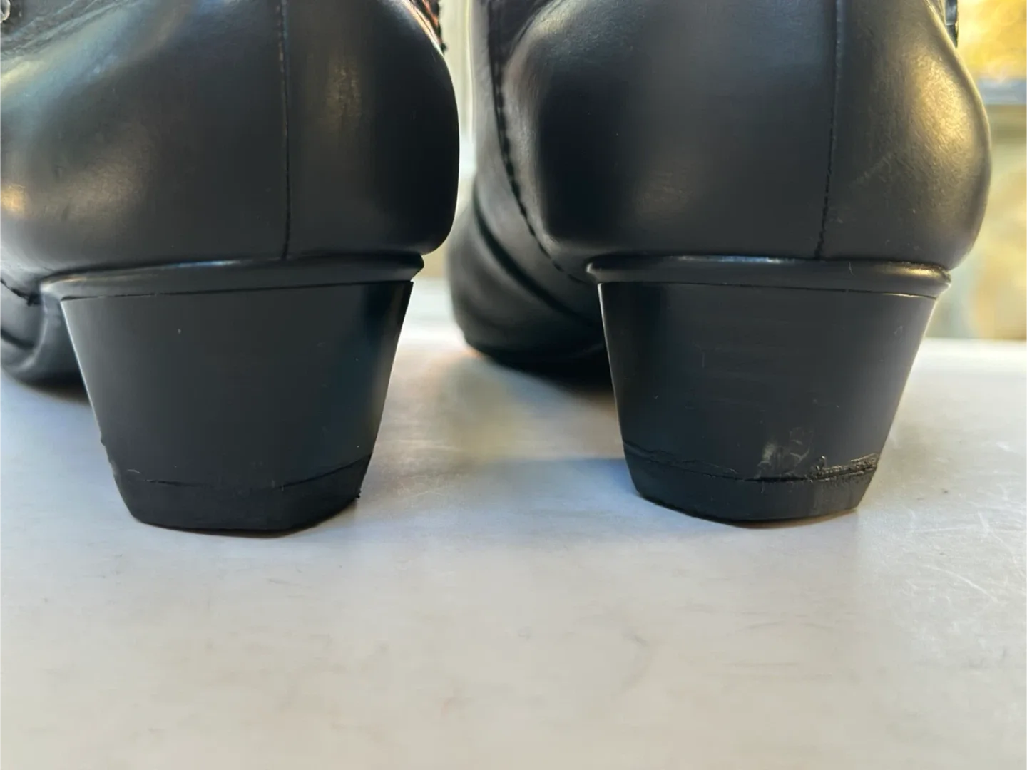 JOSEF SEIBEL  Black Leather slip on Shoes. Size: 39/ US 8-8.5 image indicator(9)