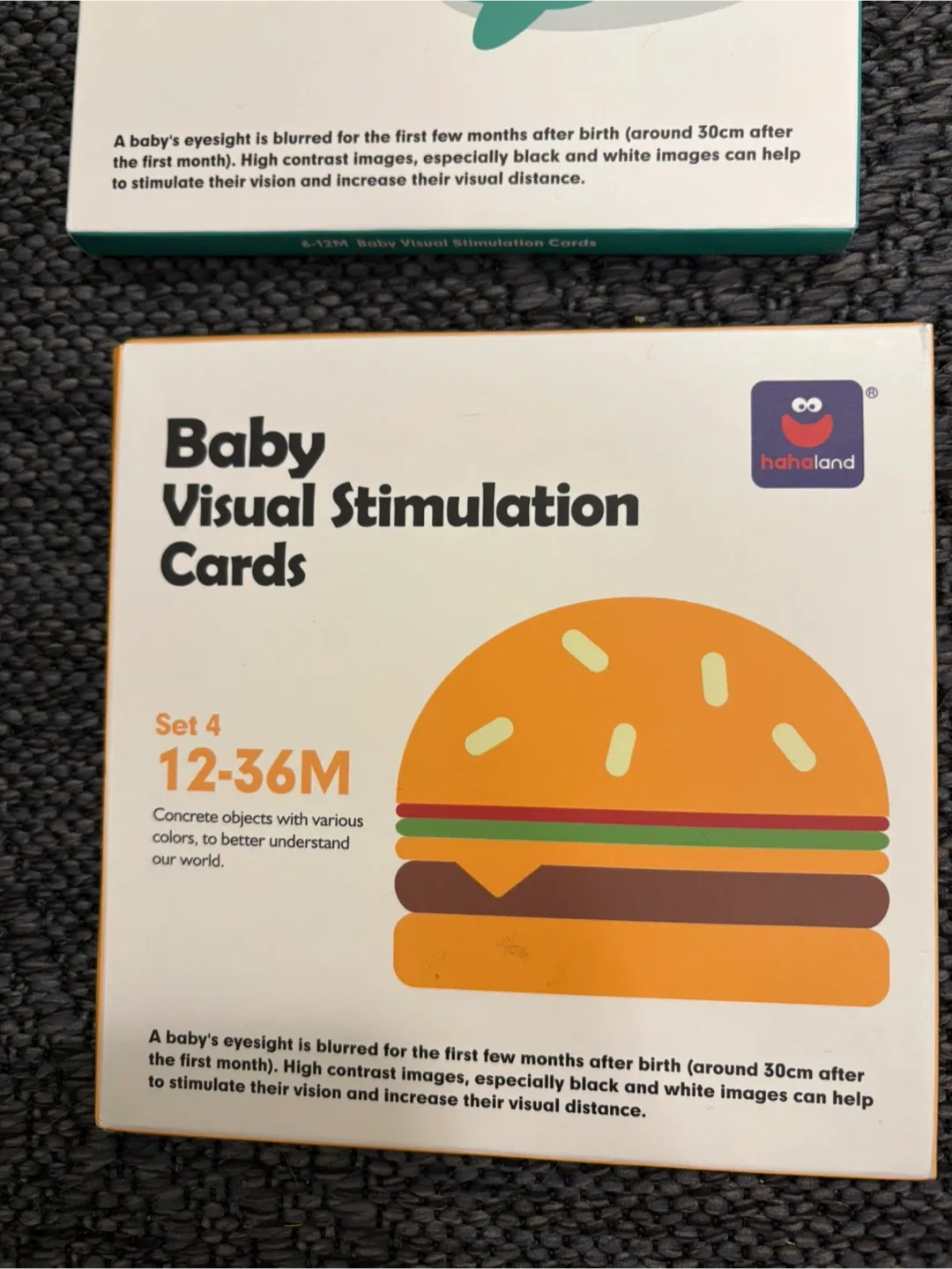 Hahaland Baby Visual Stimulation Cards Set image indicator(5)