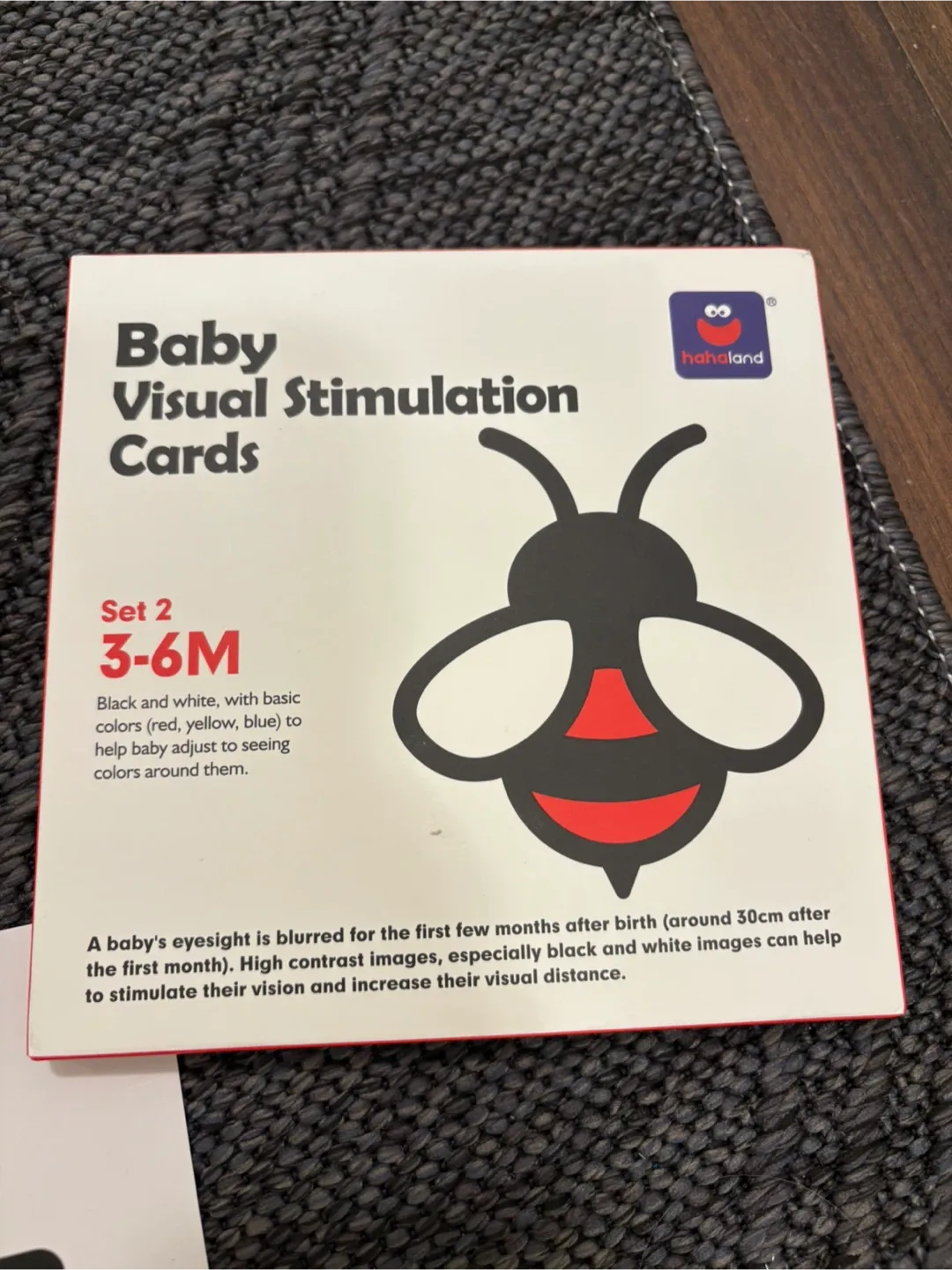 Hahaland Baby Visual Stimulation Cards Set image indicator(3)