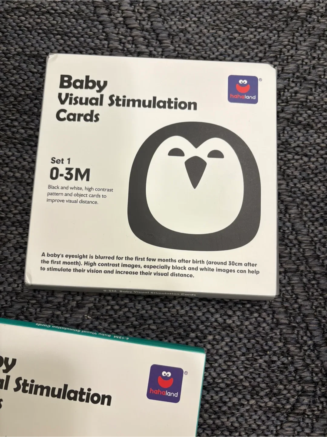 Hahaland Baby Visual Stimulation Cards Set image indicator(2)