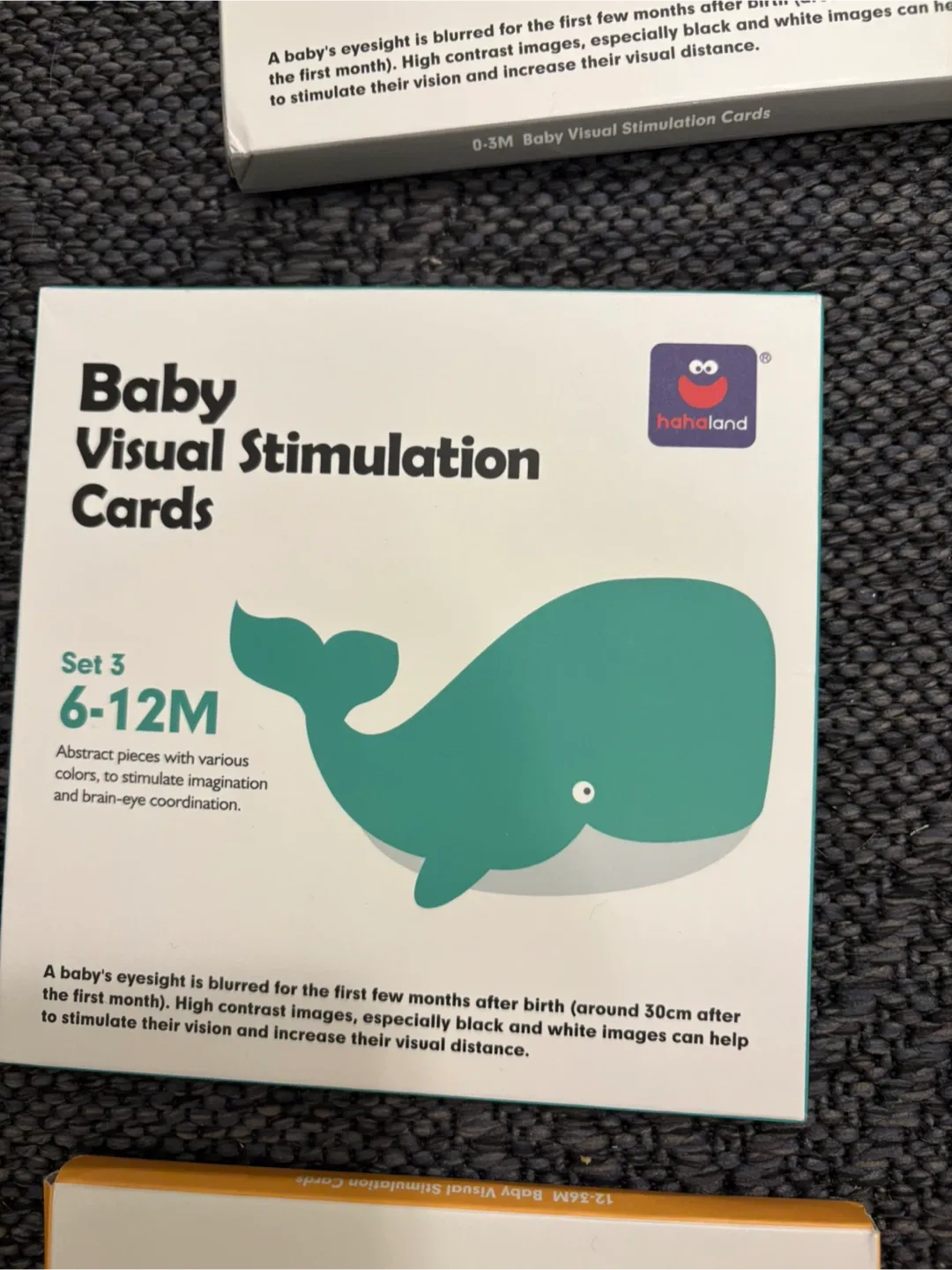 Hahaland Baby Visual Stimulation Cards Set image indicator(4)