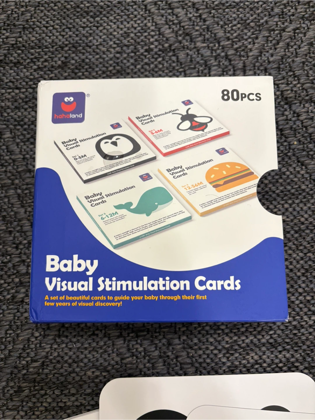 Hahaland Baby Visual Stimulation Cards Set