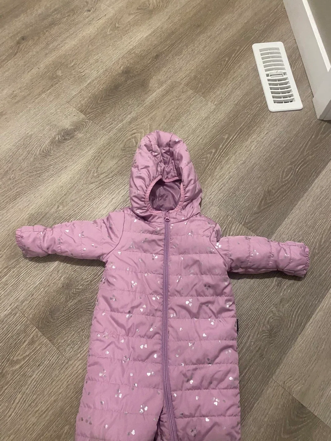 Purple Padded Snowsuit