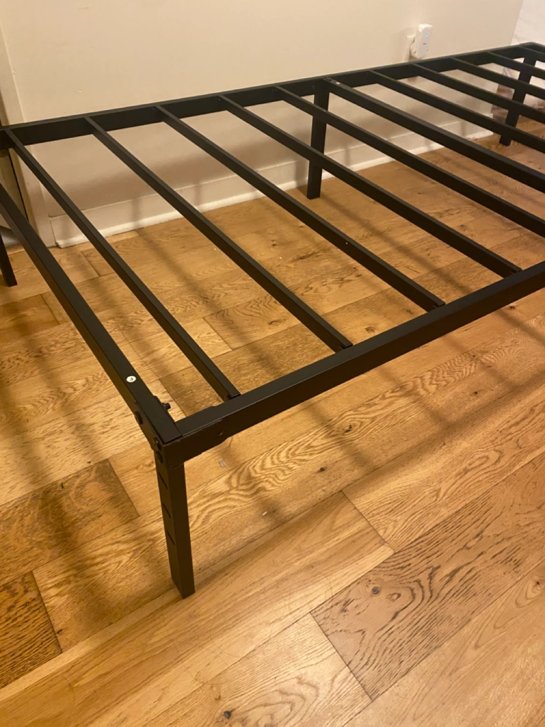 Twin Bed Frame - Black Steel - photo 2