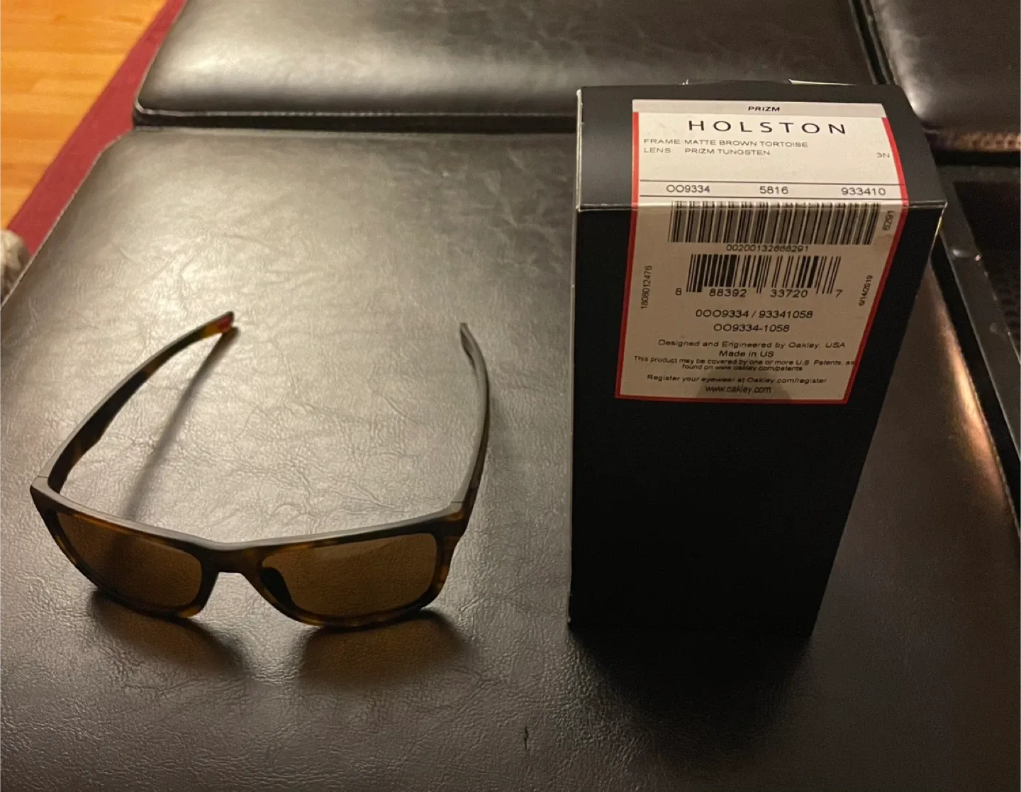 Oakley Holston Matte Brown Tortoise Prizm Tungsten Sunglasses! image indicator(3)