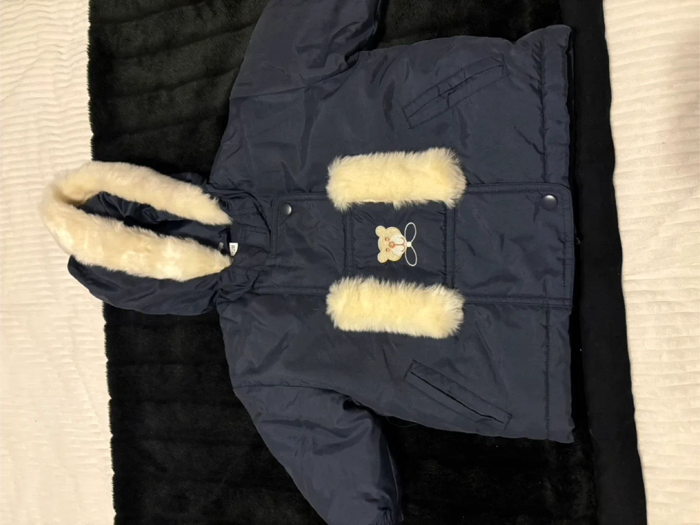 Kids' Navy Blue Winter Jacket thumbnail