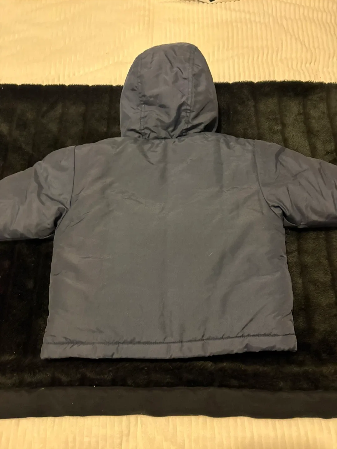 Kids' Navy Blue Winter Jacket image indicator(2)