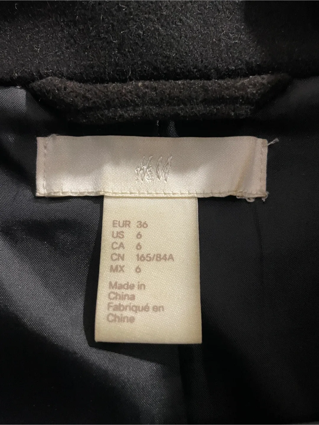 Black jacket-size6/small image indicator(2)