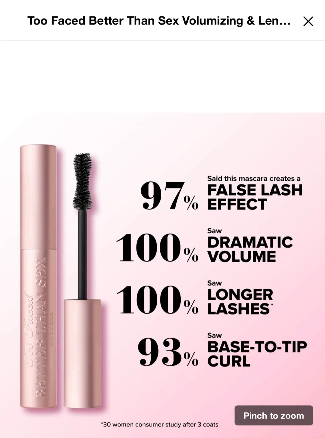 Too Faced Better Than Sex Mascara image indicator(3)