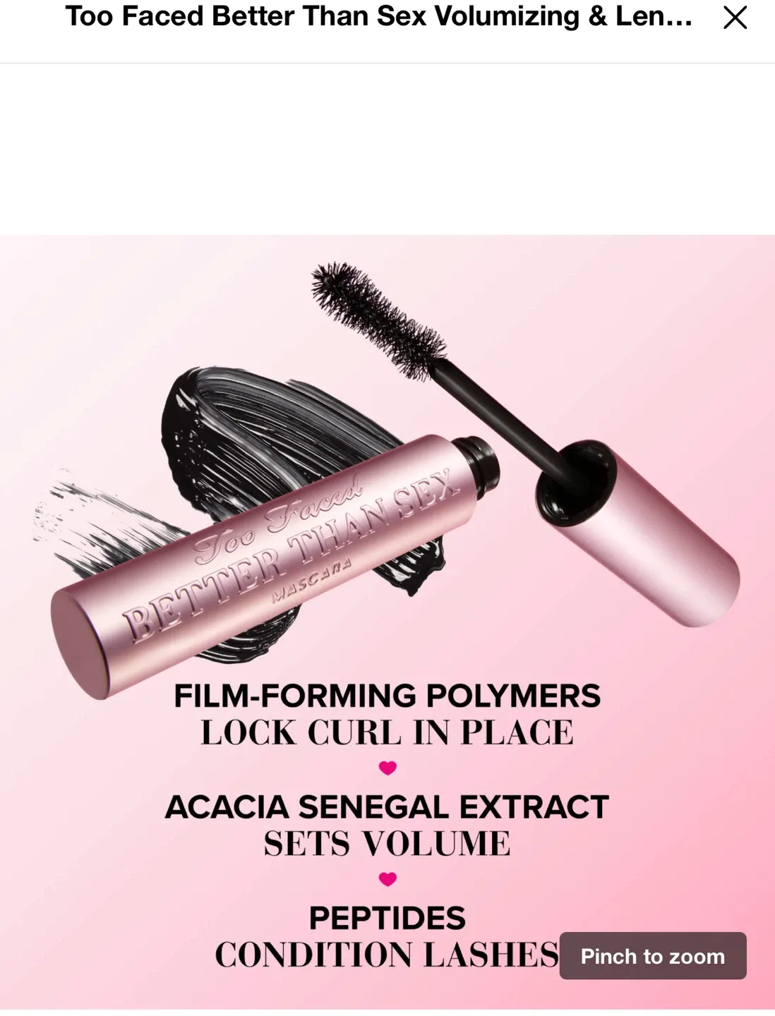Too Faced Better Than Sex Mascara image indicator(4)