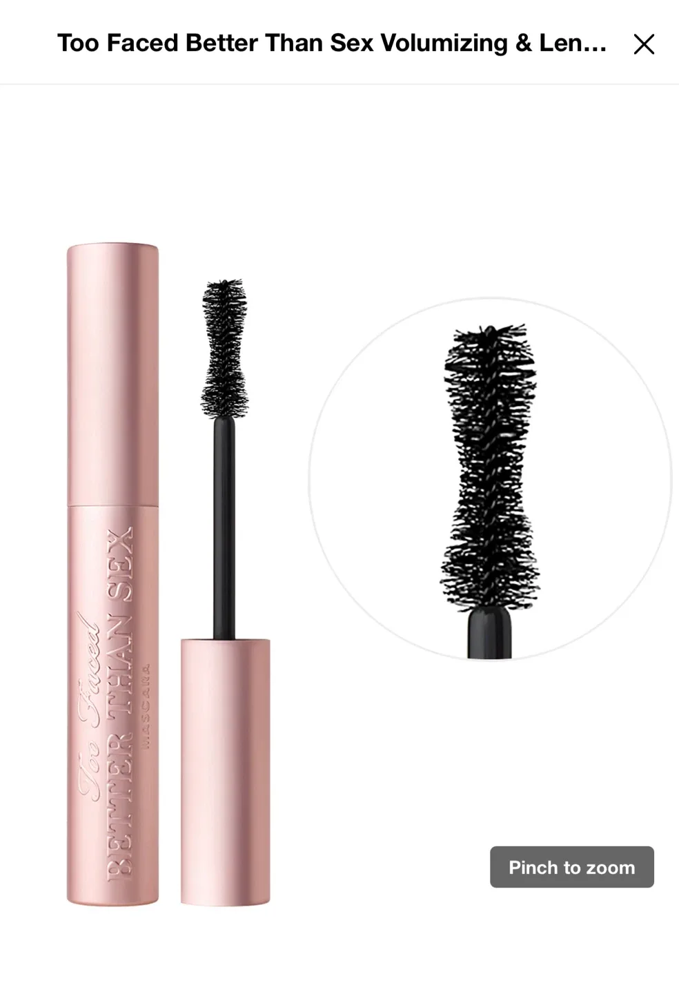 Too Faced Better Than Sex Mascara image indicator(6)