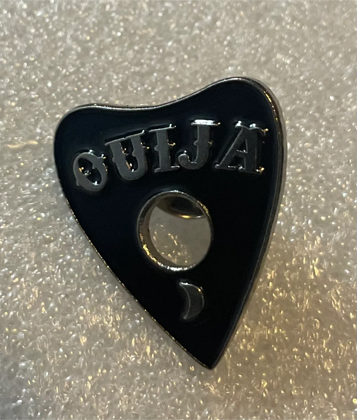 Ouija Planchette Heart Pin thumbnail