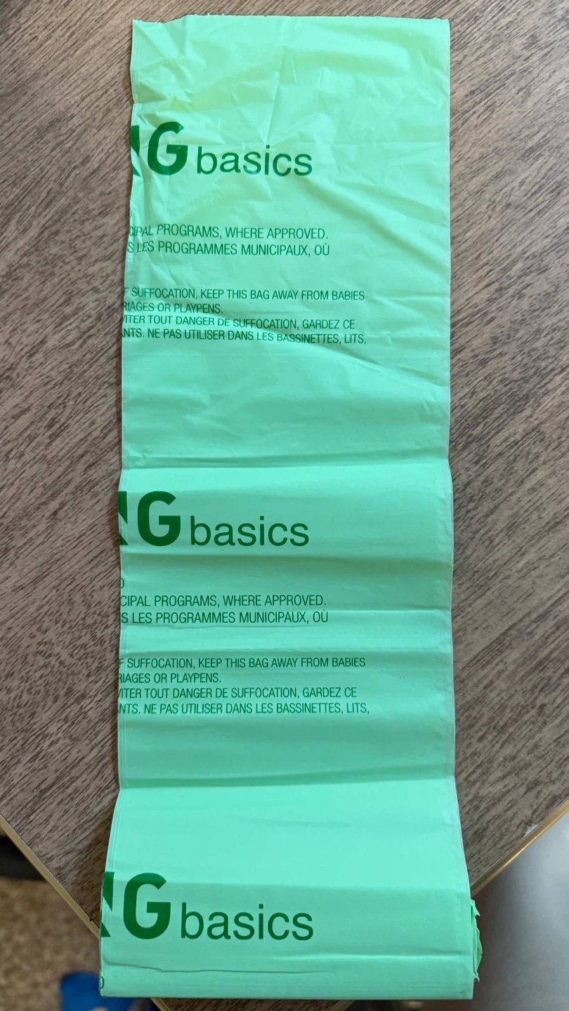 Living Basics Compostable Kitchen Waste Bags (5 pack x 30) - photo 3