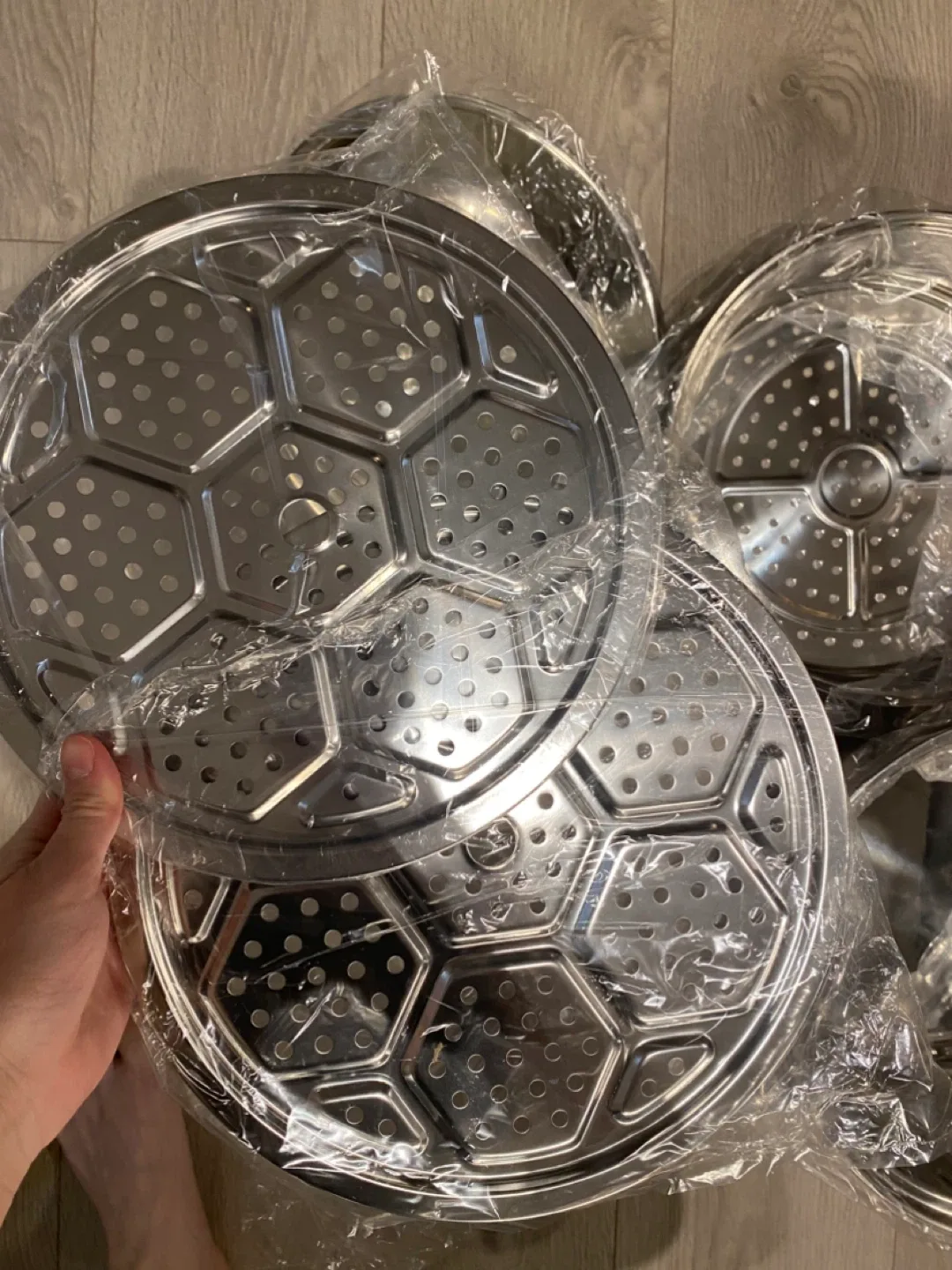 3 Tier Large Stainless Steel Steamer - New image indicator(6)