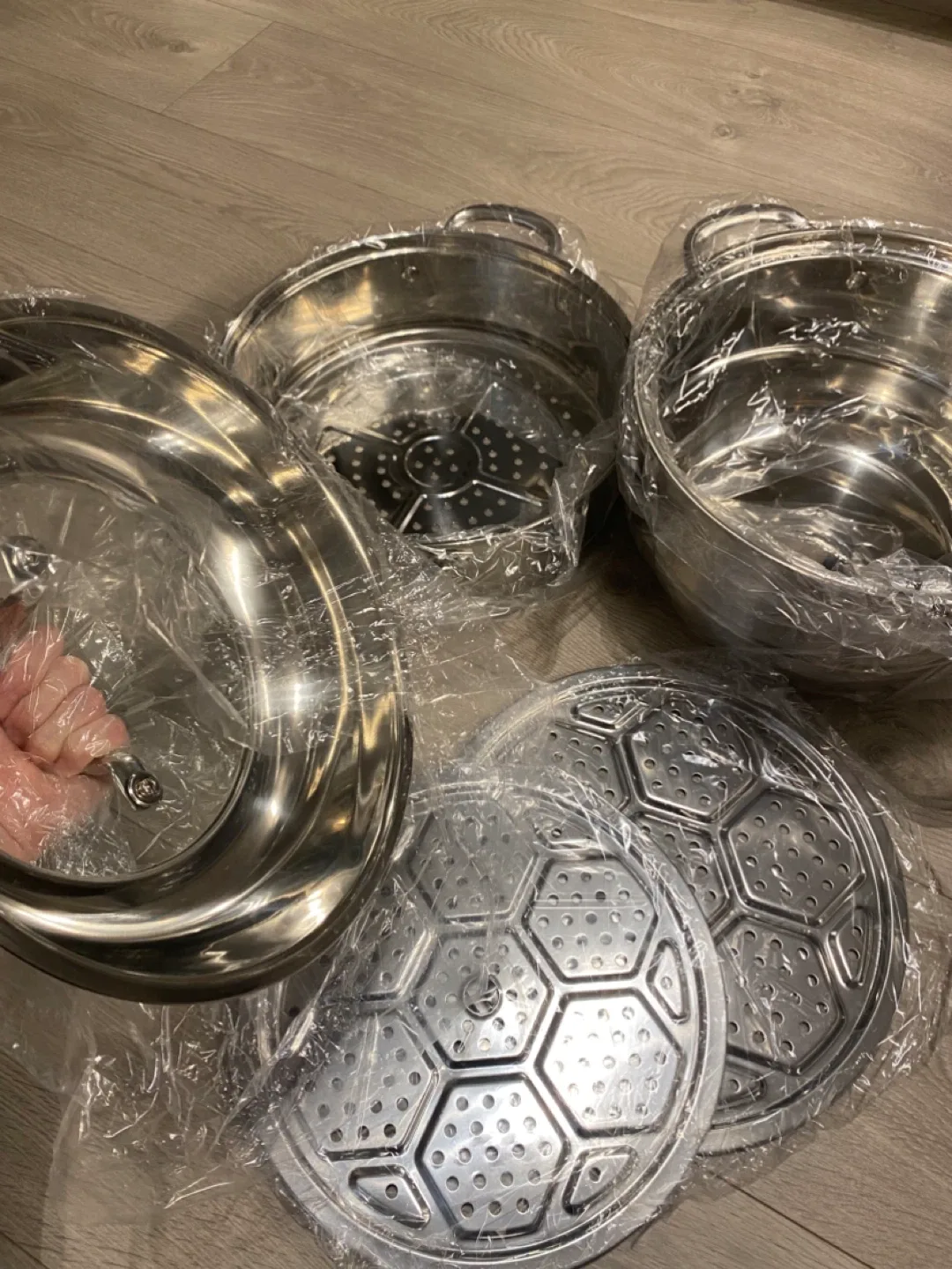 3 Tier Large Stainless Steel Steamer - New image indicator(8)