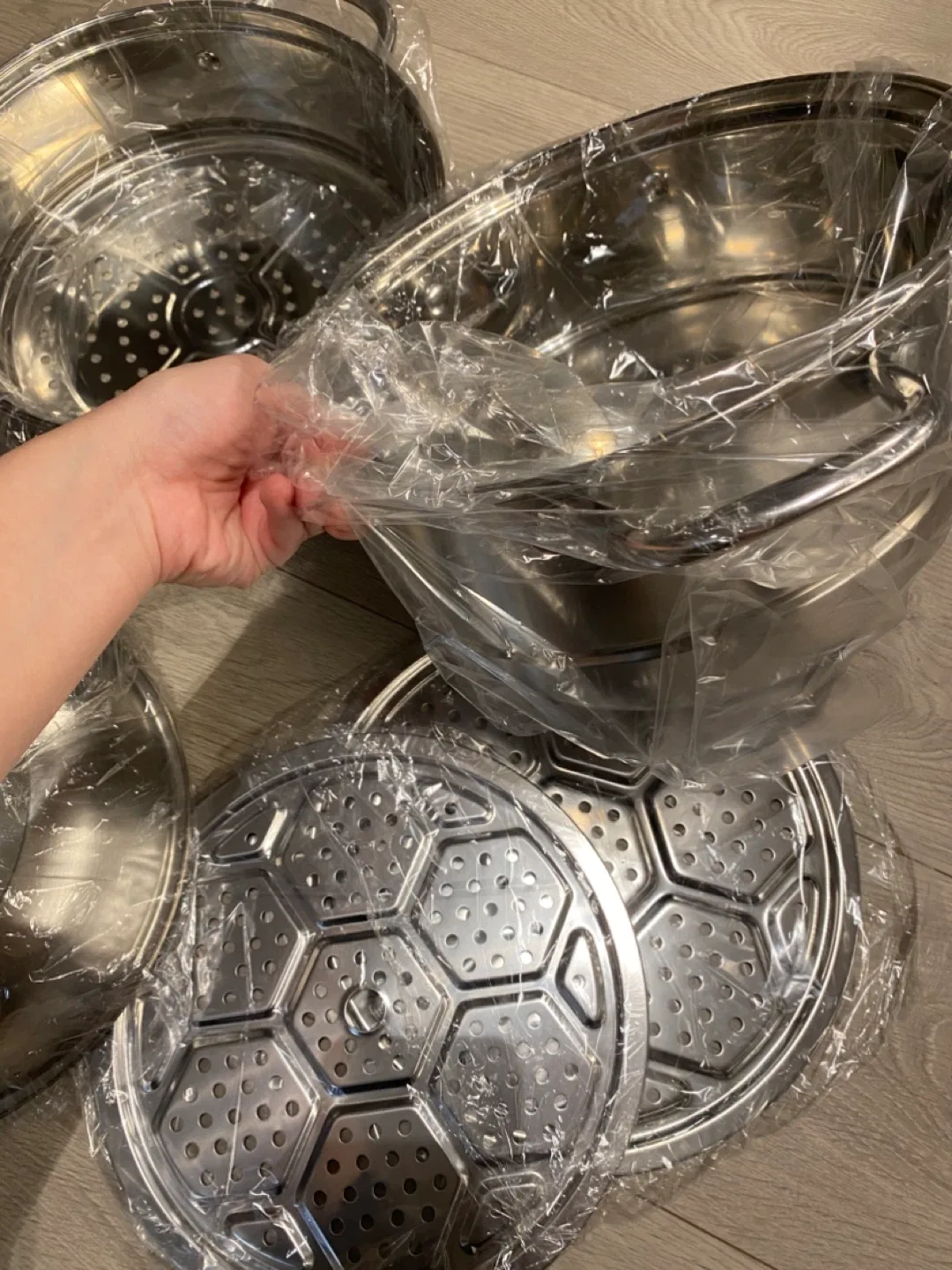 3 Tier Large Stainless Steel Steamer - New image indicator(9)