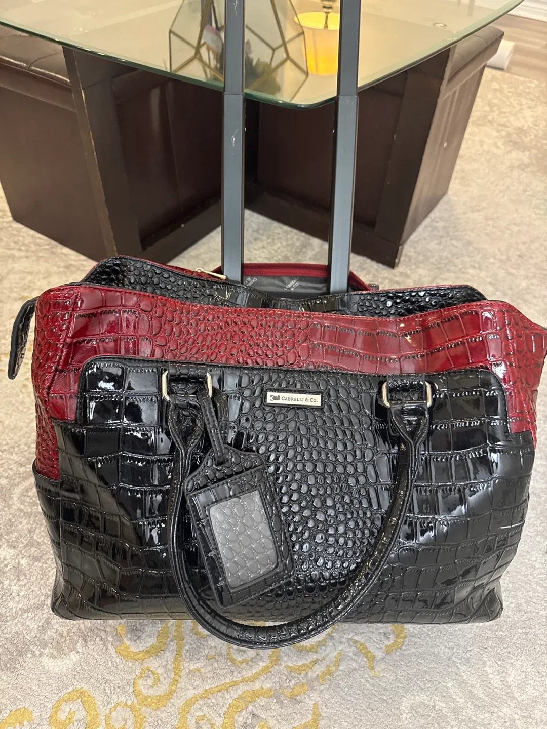 CAPPELLETTI & CO Rolling Travel Tote Bag image indicator(2)