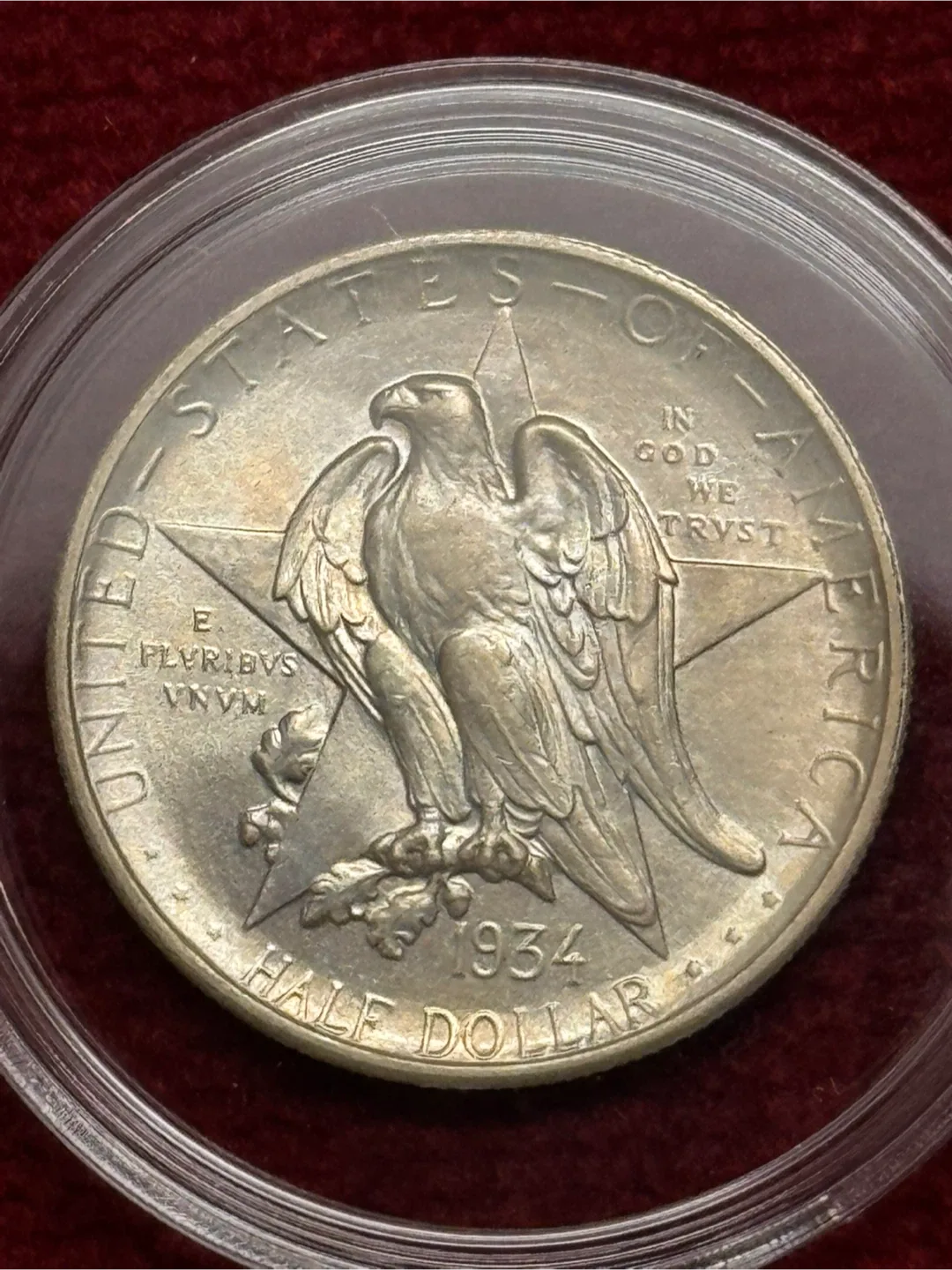 1934 Texas Independence Commemorative Silver Half Dollar image indicator(7)