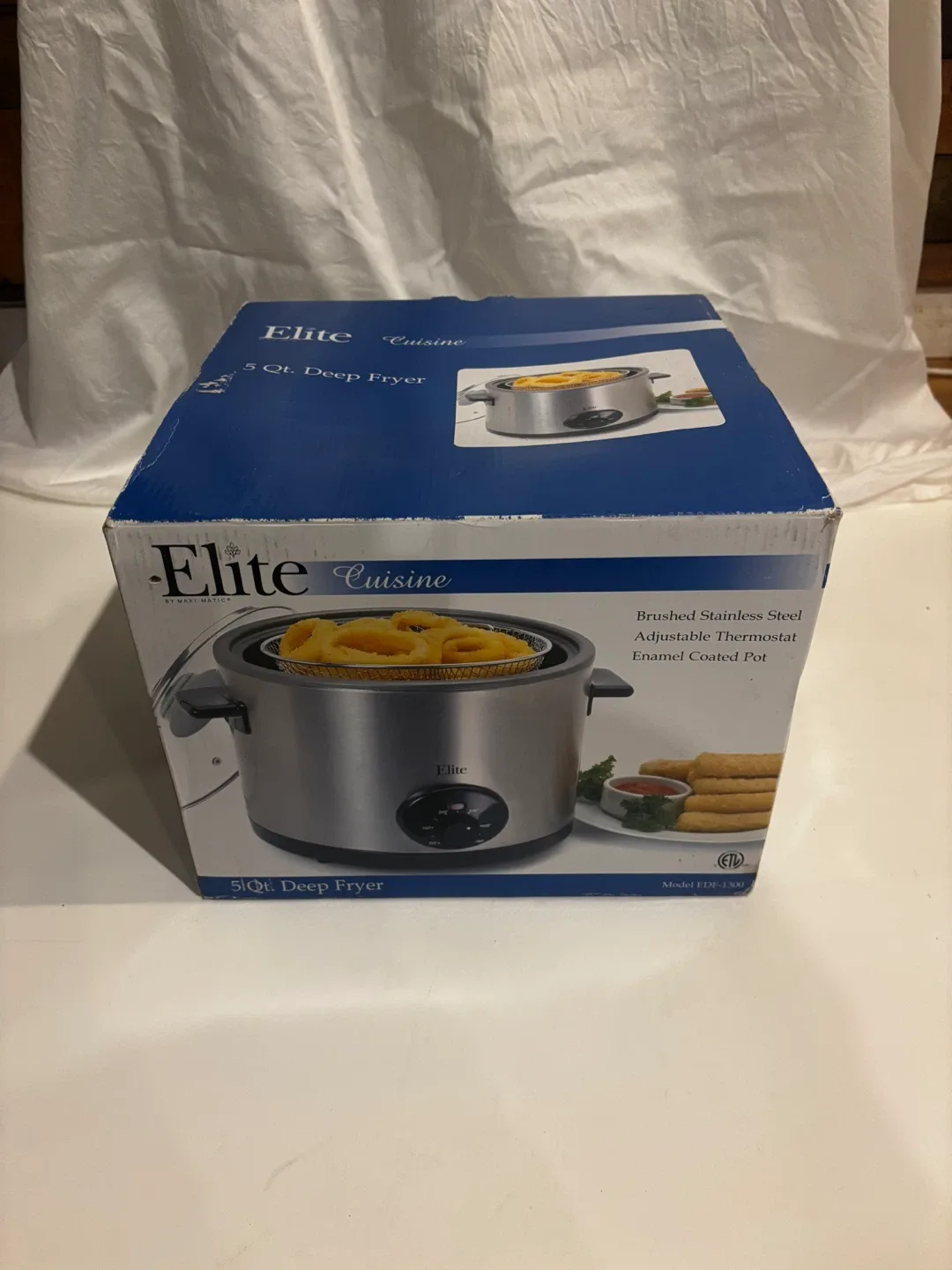 Elite Cuisine 5 Qt. Deep Fryer - New in Box!